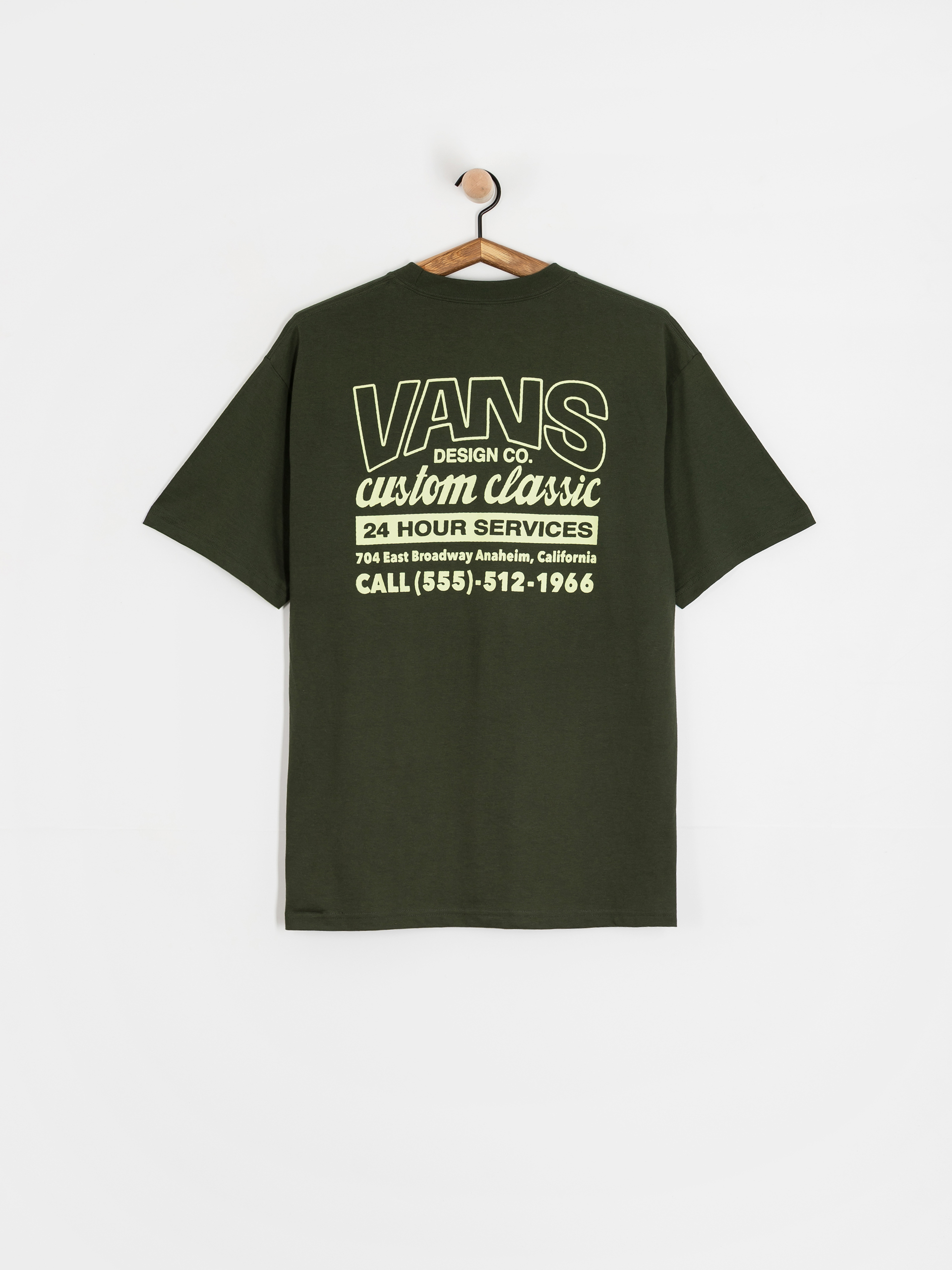 Tričko Vans Shop Front (dried kelp)