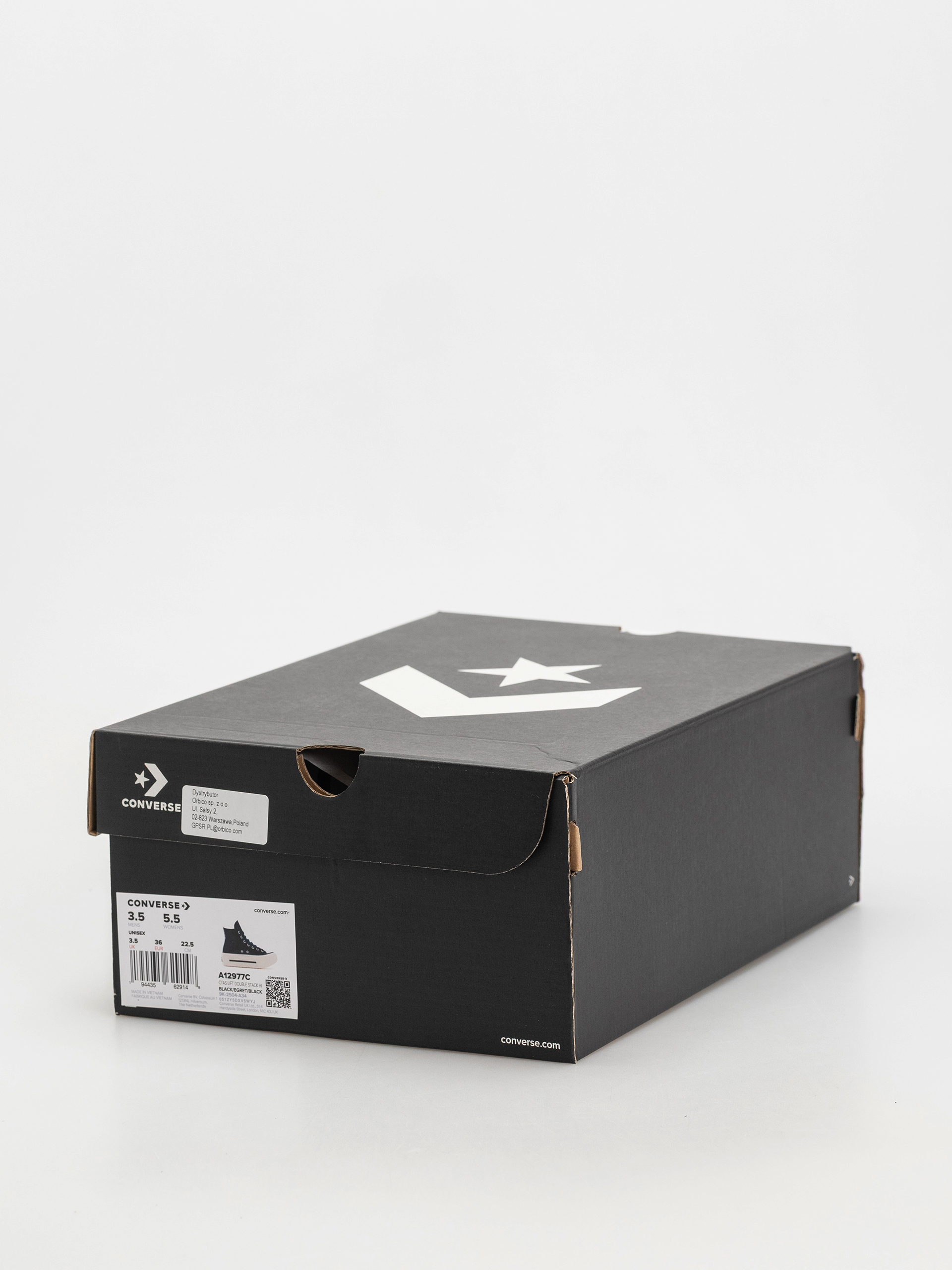 Tenisky Converse Chuck Taylor All Star Lift Double Stack (black)