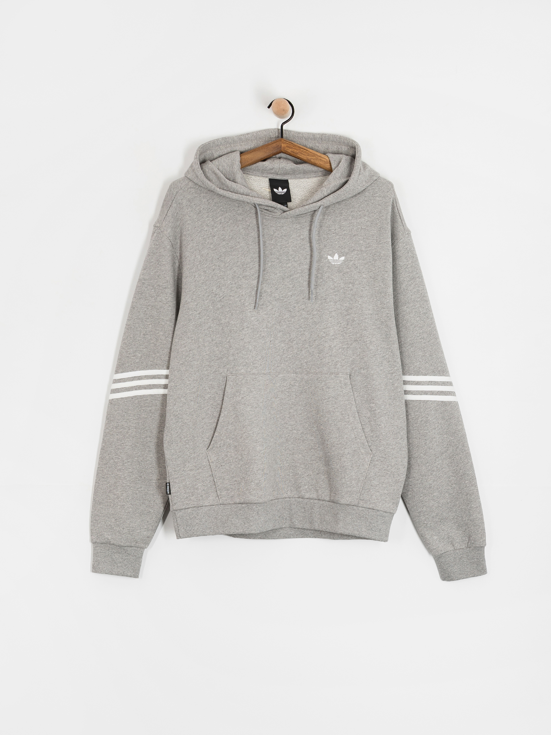 Mikina s kapucí adidas Classic HD (mgreyh/white)
