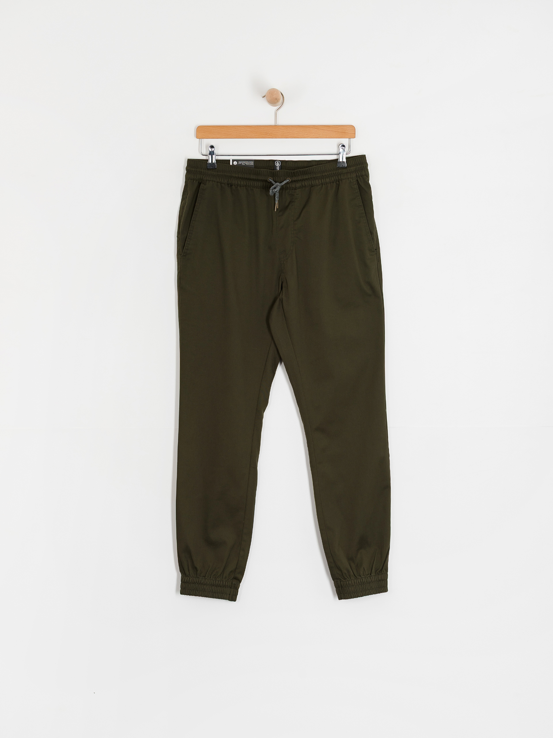 Kalhoty Volcom Frickin Slim Jogger (dark green)
