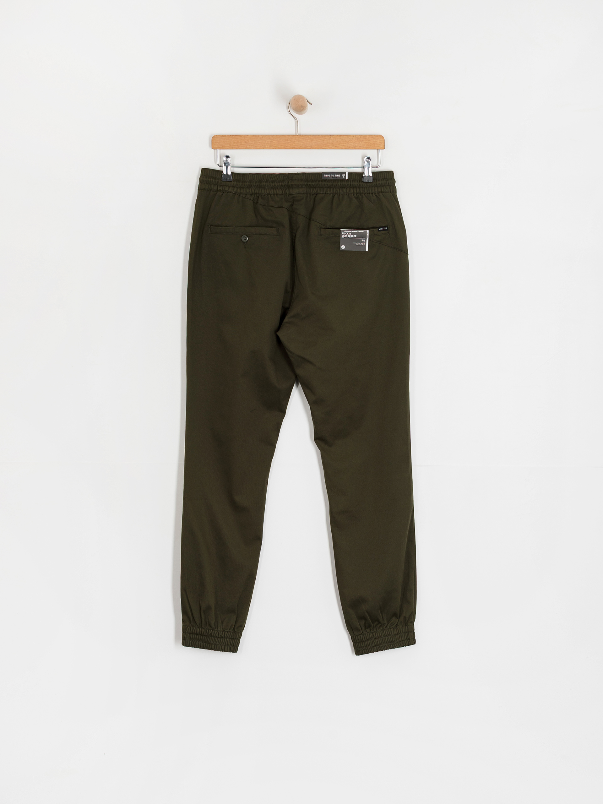 Kalhoty Volcom Frickin Slim Jogger (dark green)