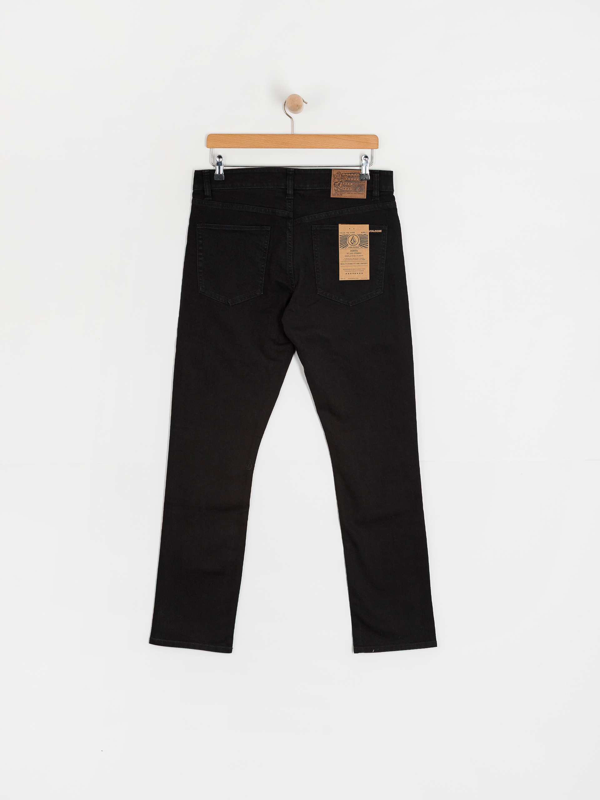 Kalhoty Volcom Vorta Denim (black out)