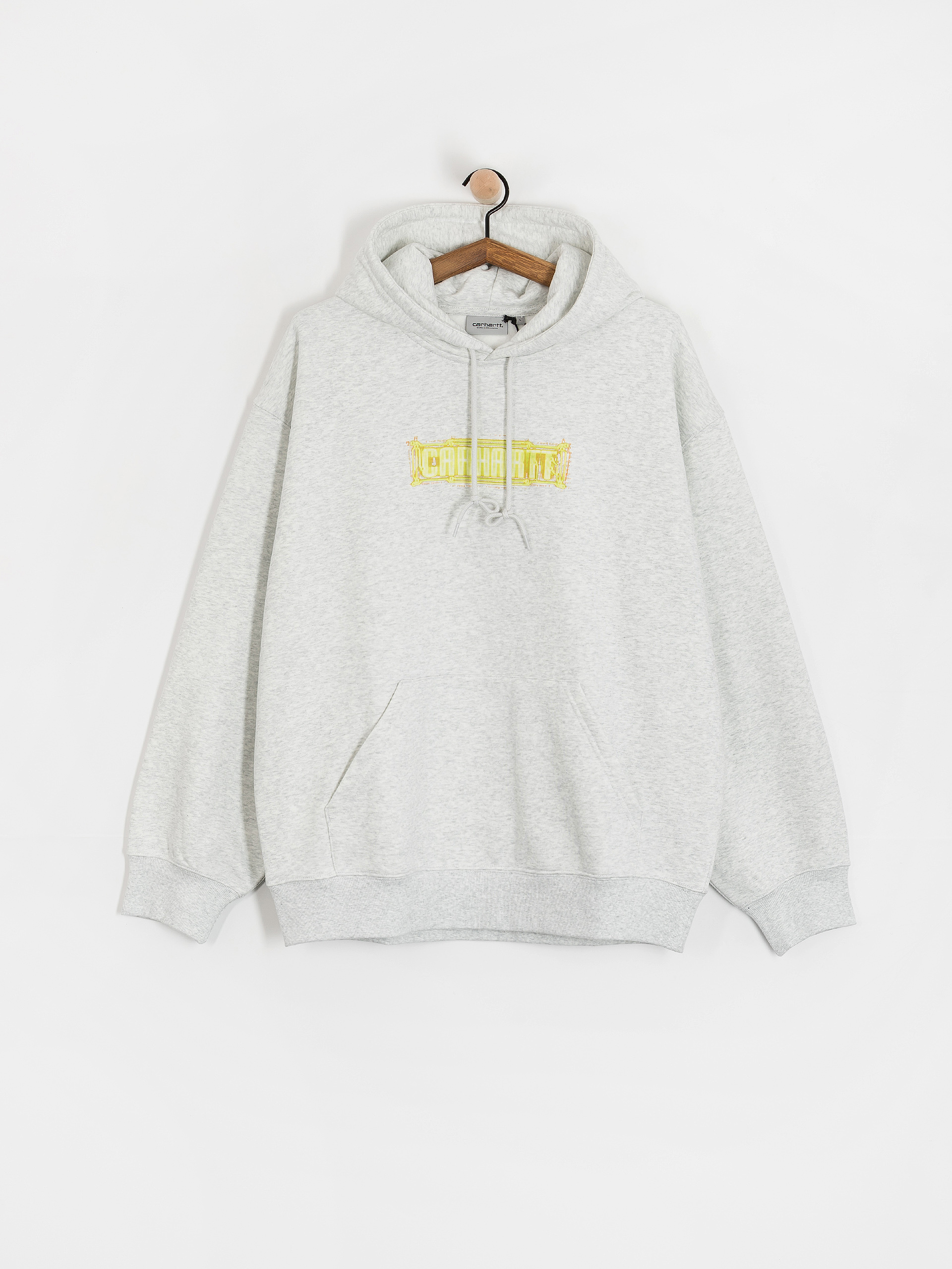 Mikina s kapucí Carhartt WIP Electric Boogie HD (ash heather)