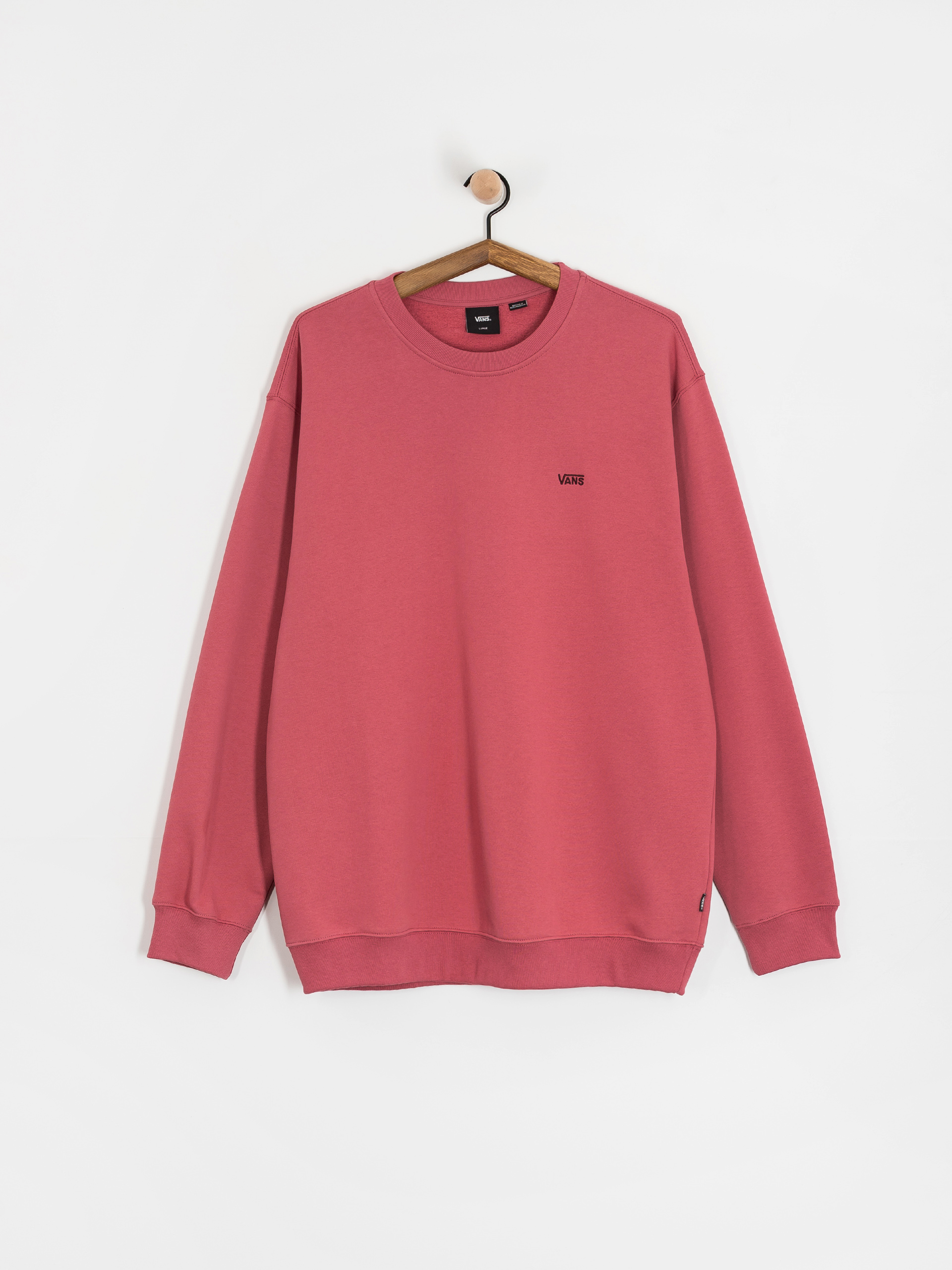 Mikina Vans Left Chest II Loose Crew (mauvewood)