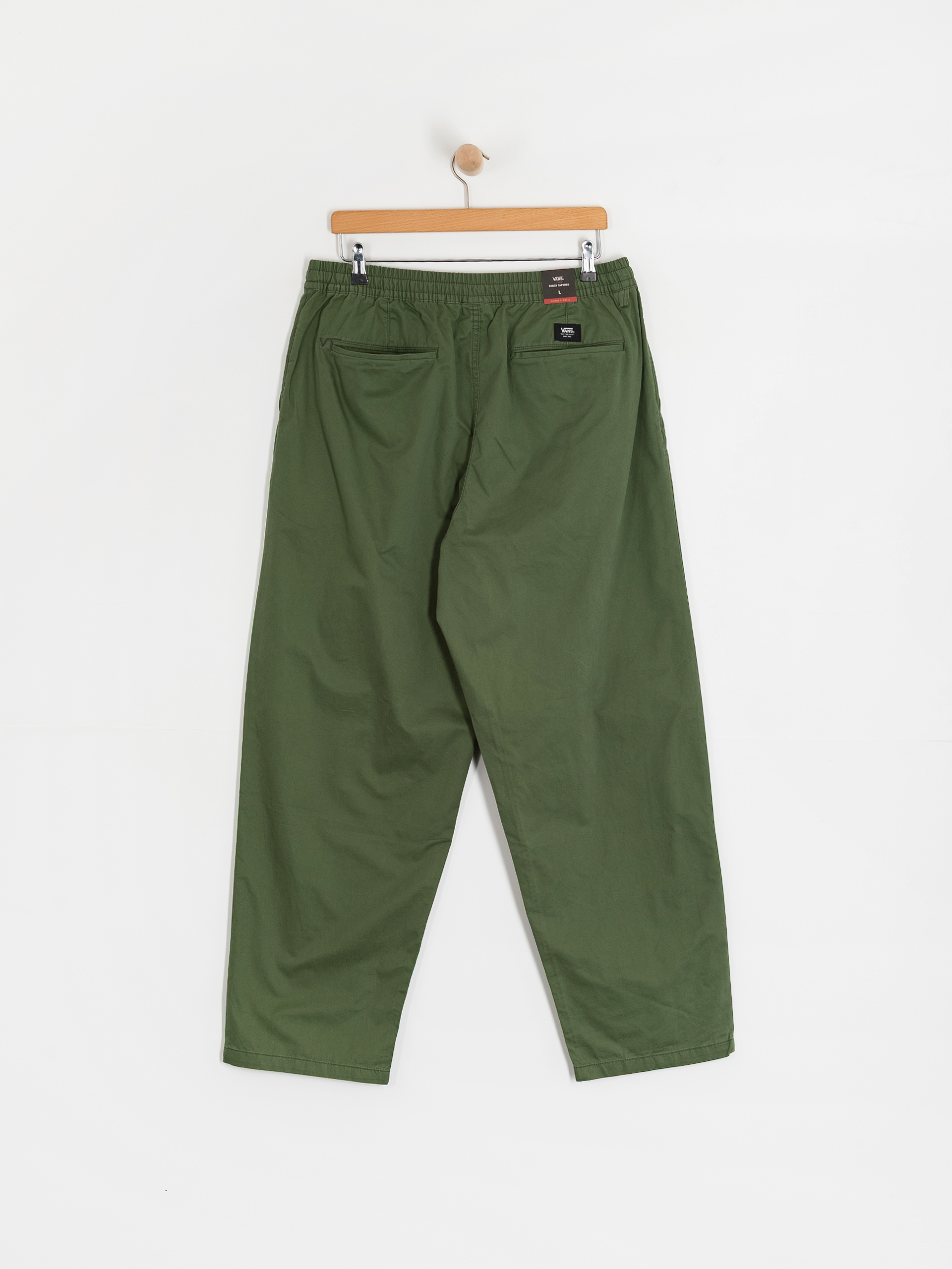 Kalhoty Vans Range Baggy Tapered Elastic Waist (pine forest)
