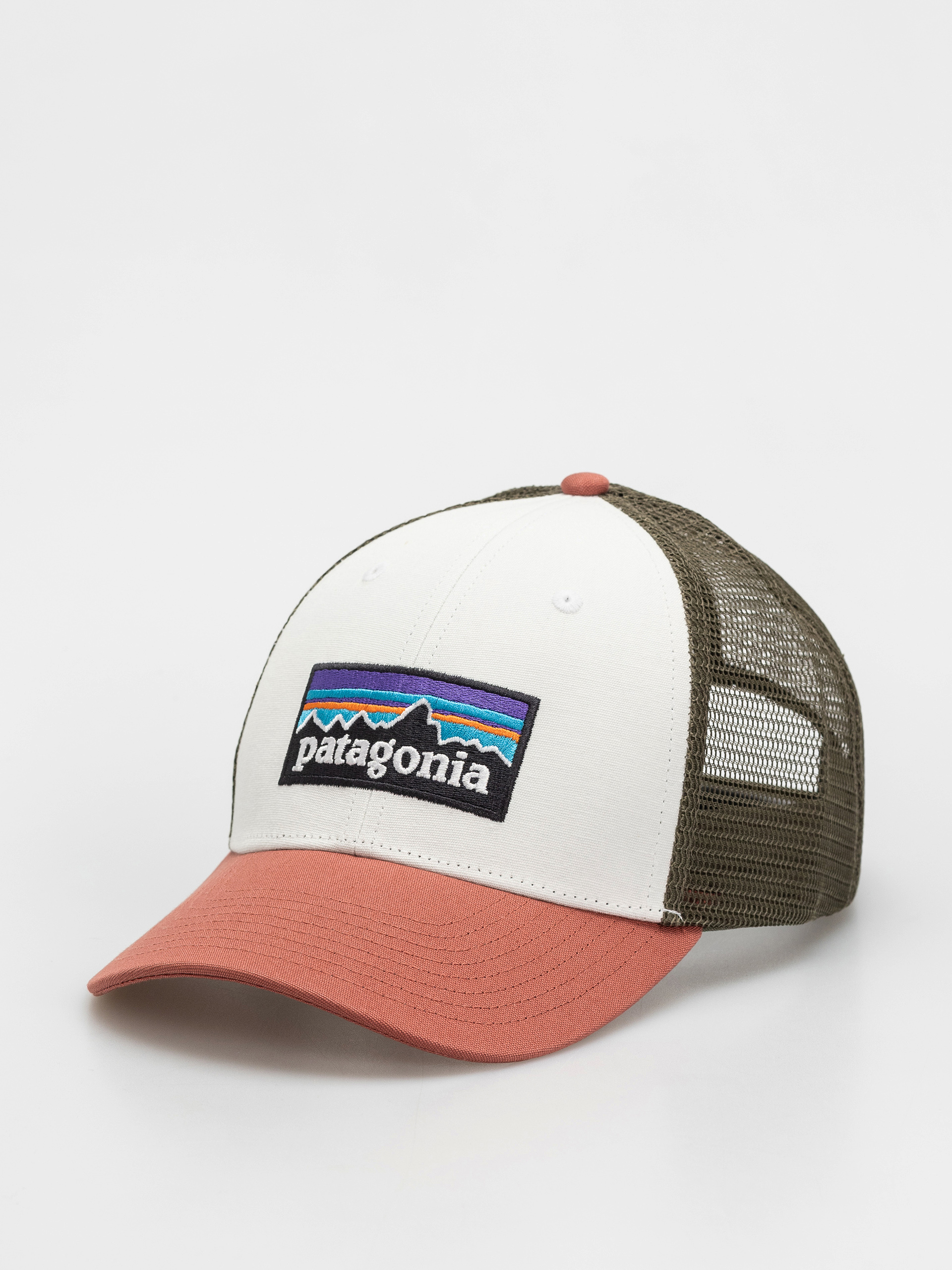 Kšiltovka  Patagonia P 6 Logo LoPro Trucker (birch white)