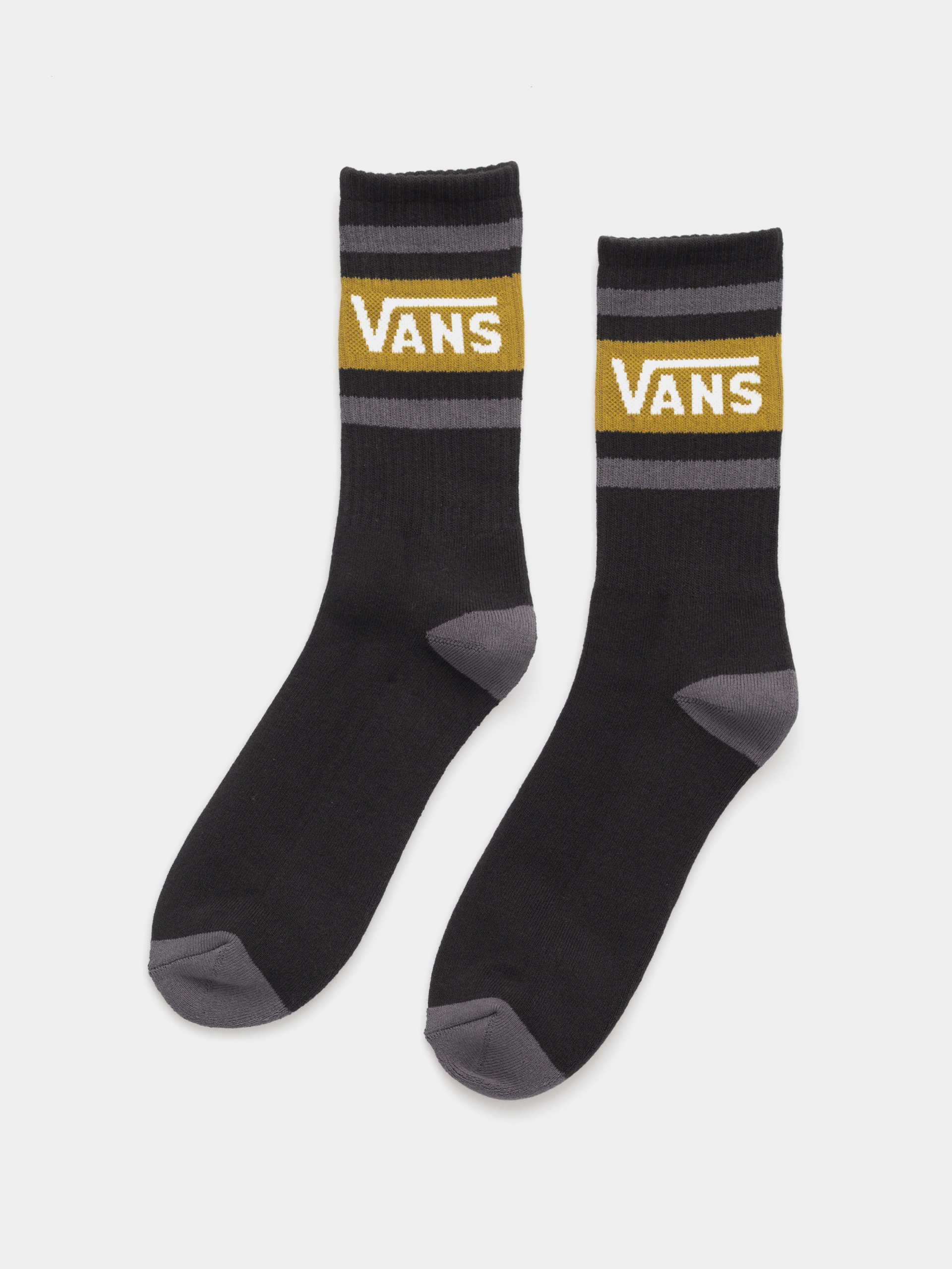 Ponožky Vans Vans Drop V Crew (black/burnt gold)
