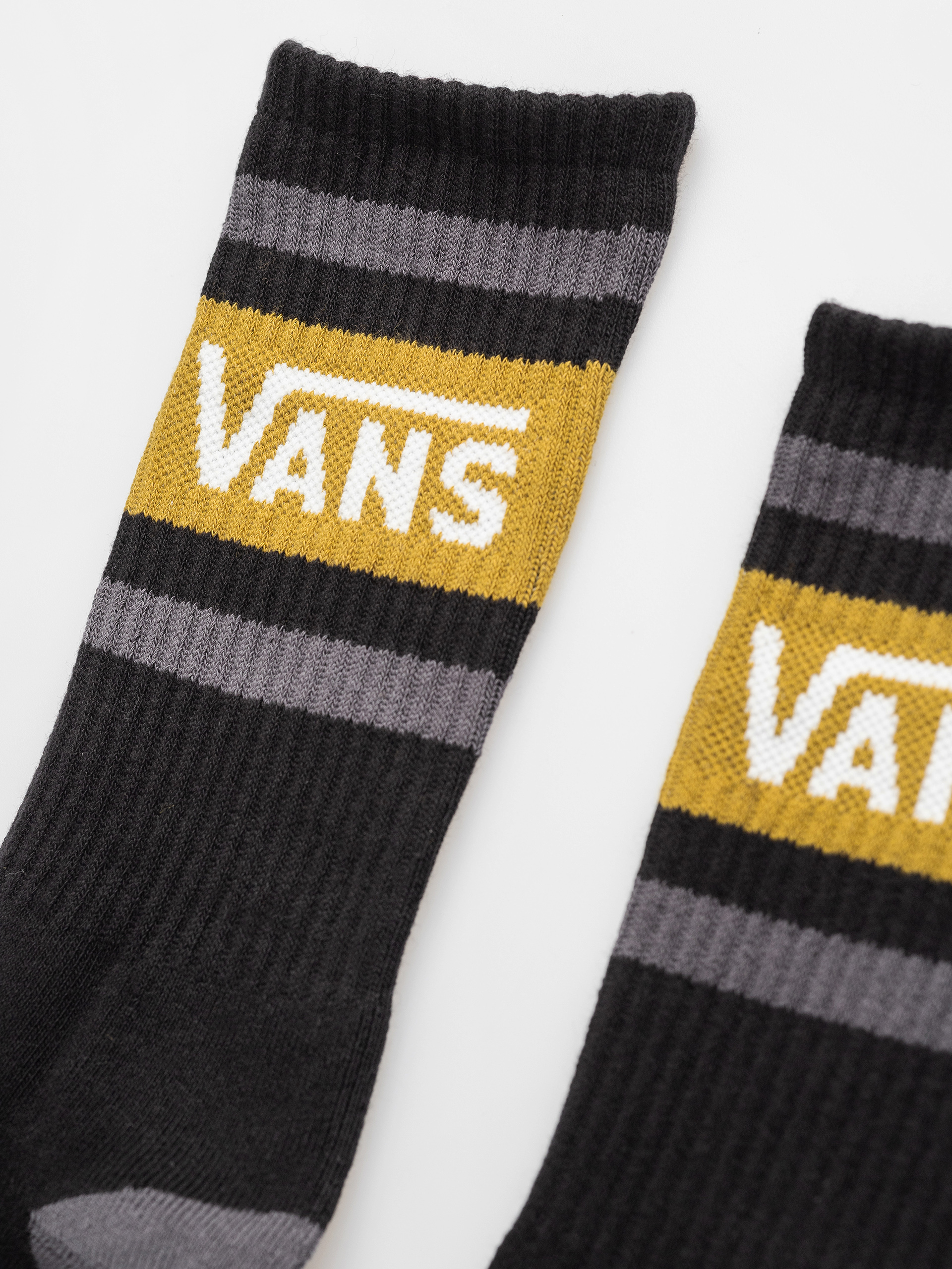 Ponožky Vans Vans Drop V Crew (black/burnt gold)
