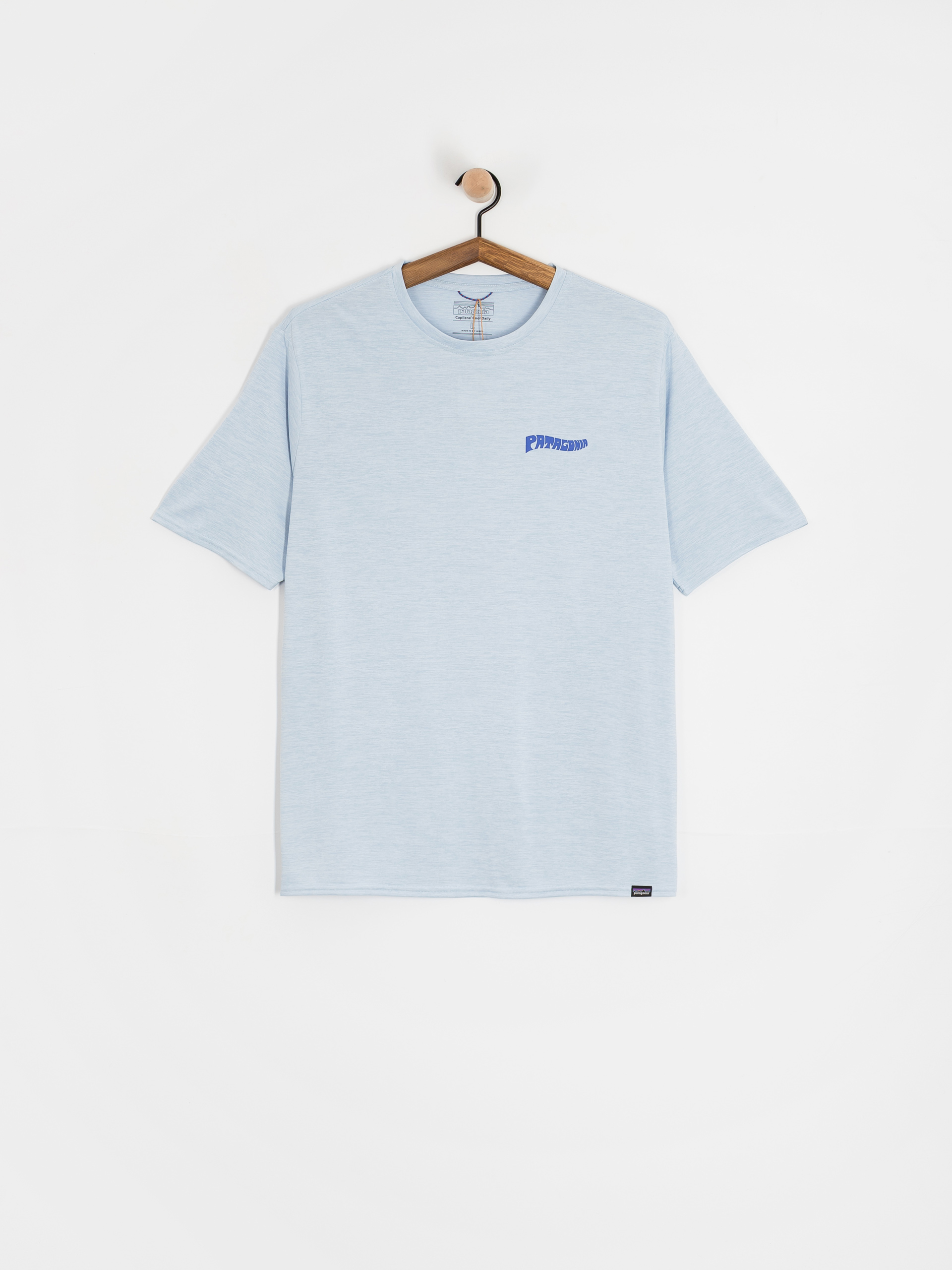 Tričko Patagonia Cap Cool Daily Graphic Waters (forgotten island fleck blue)