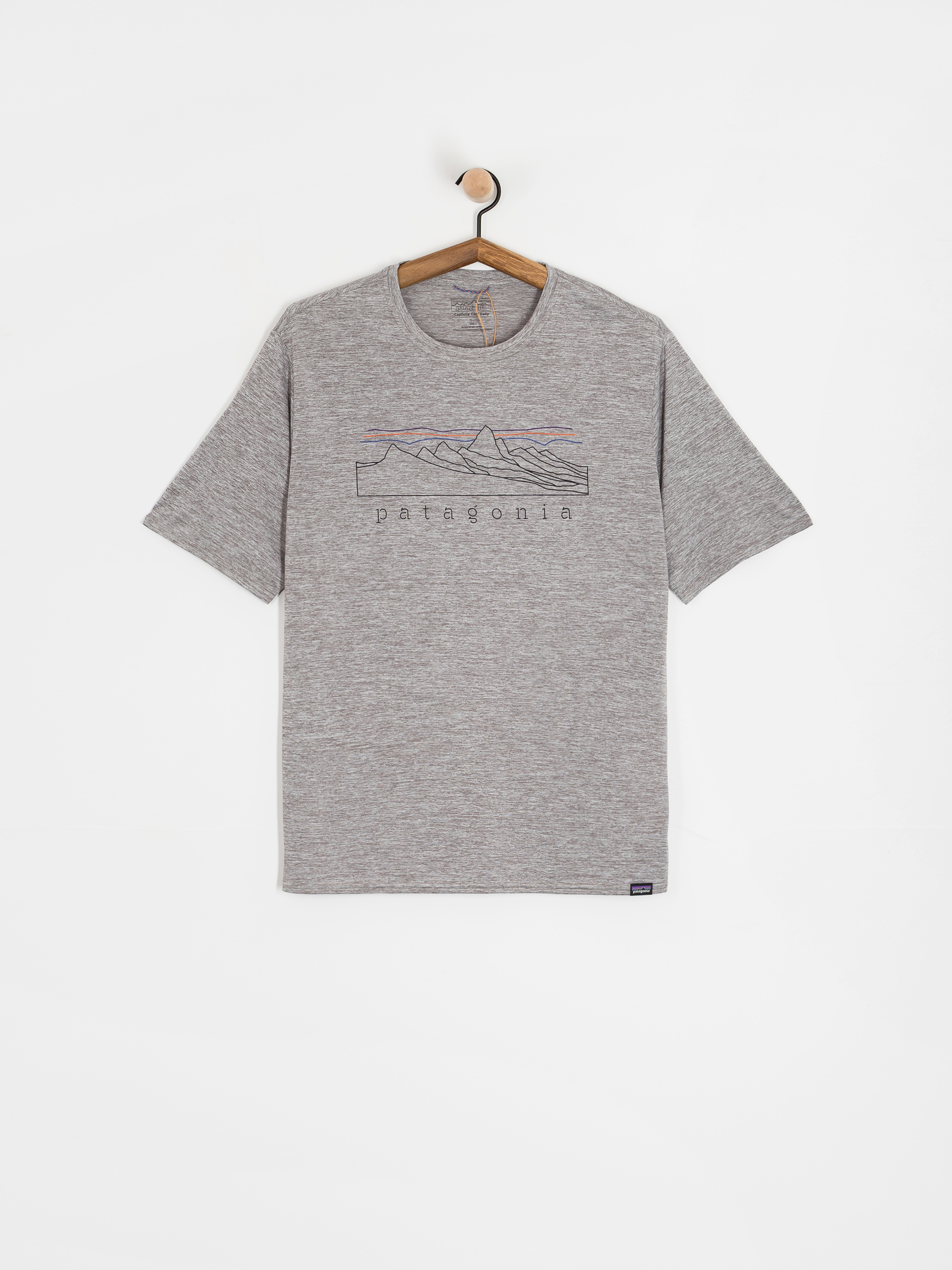Tričko Patagonia Cap Cool Daily Graphic (stratapeaks feather grey)
