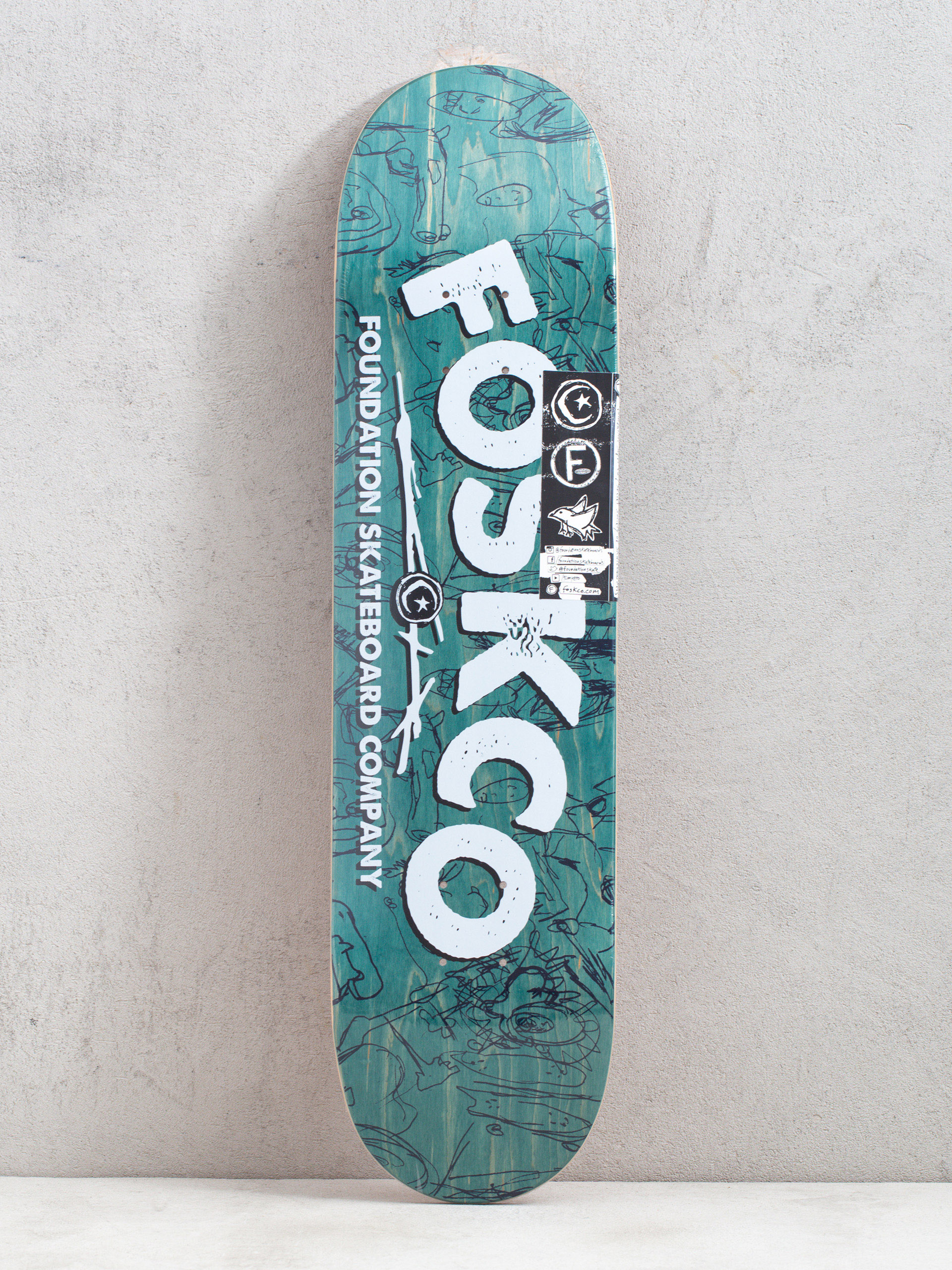 Deska Foundation Fosko (green/white)