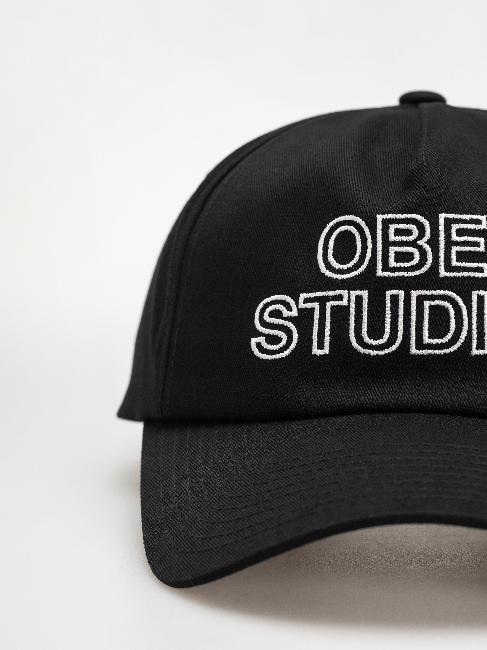 Kšiltovka  OBEY Obey Studios 5 Panel Strapback (black)