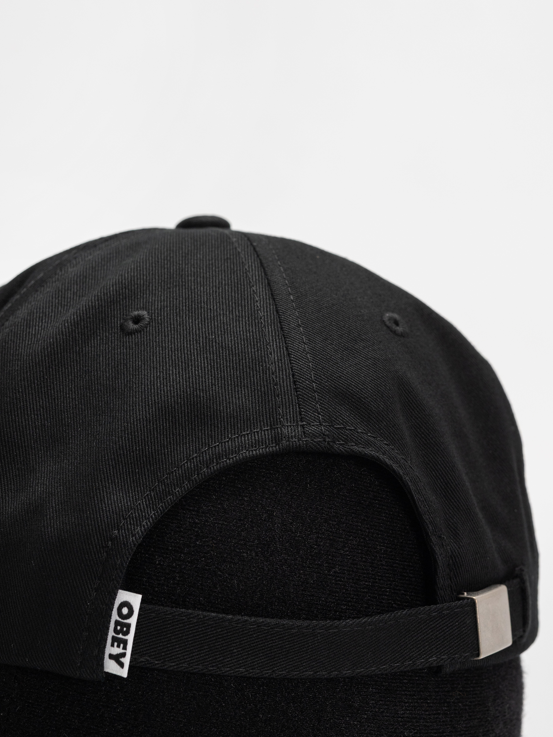 Kšiltovka  OBEY Obey Studios 5 Panel Strapback (black)