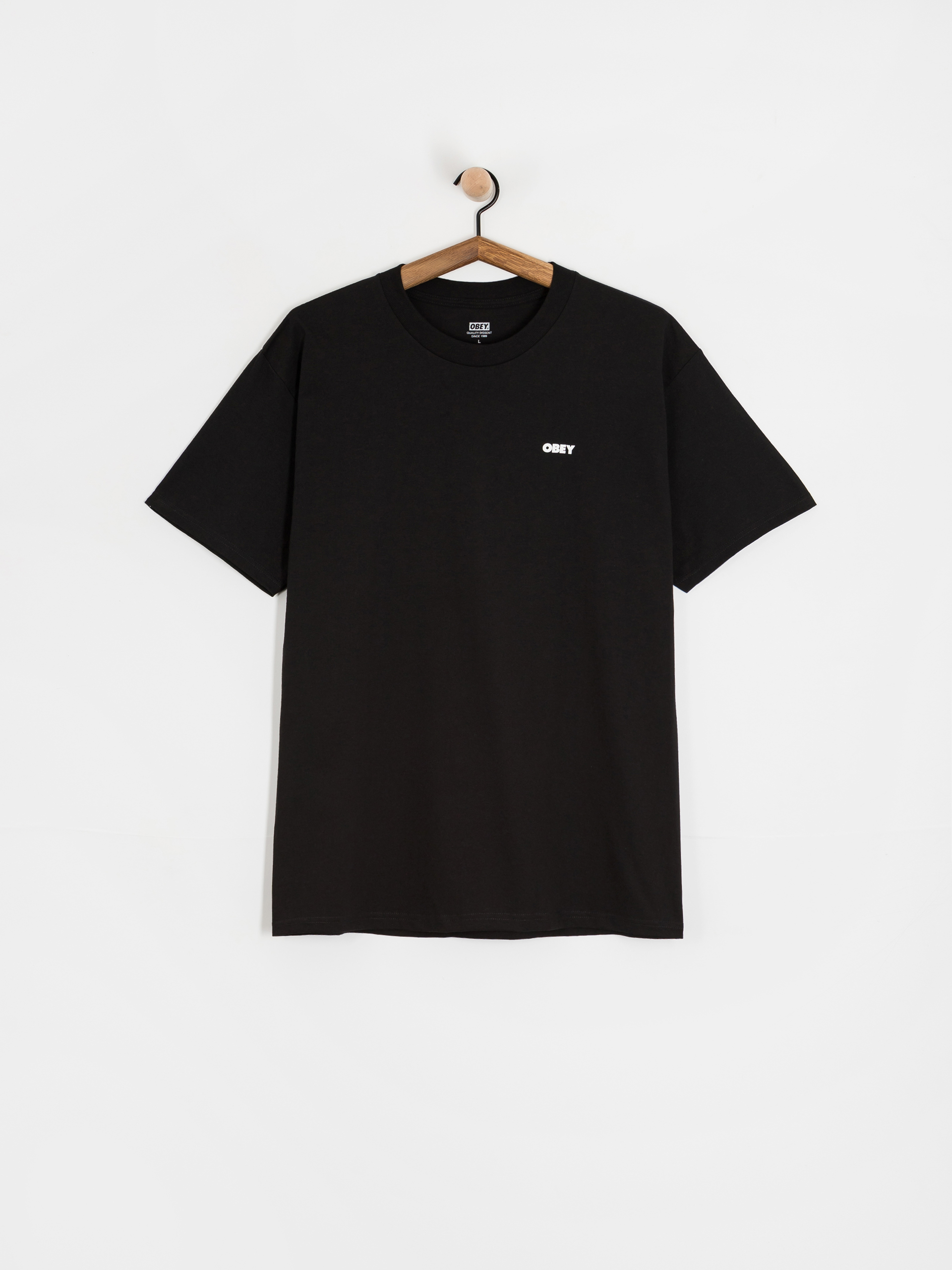 Tričko OBEY Obey Quarter Icon (black)