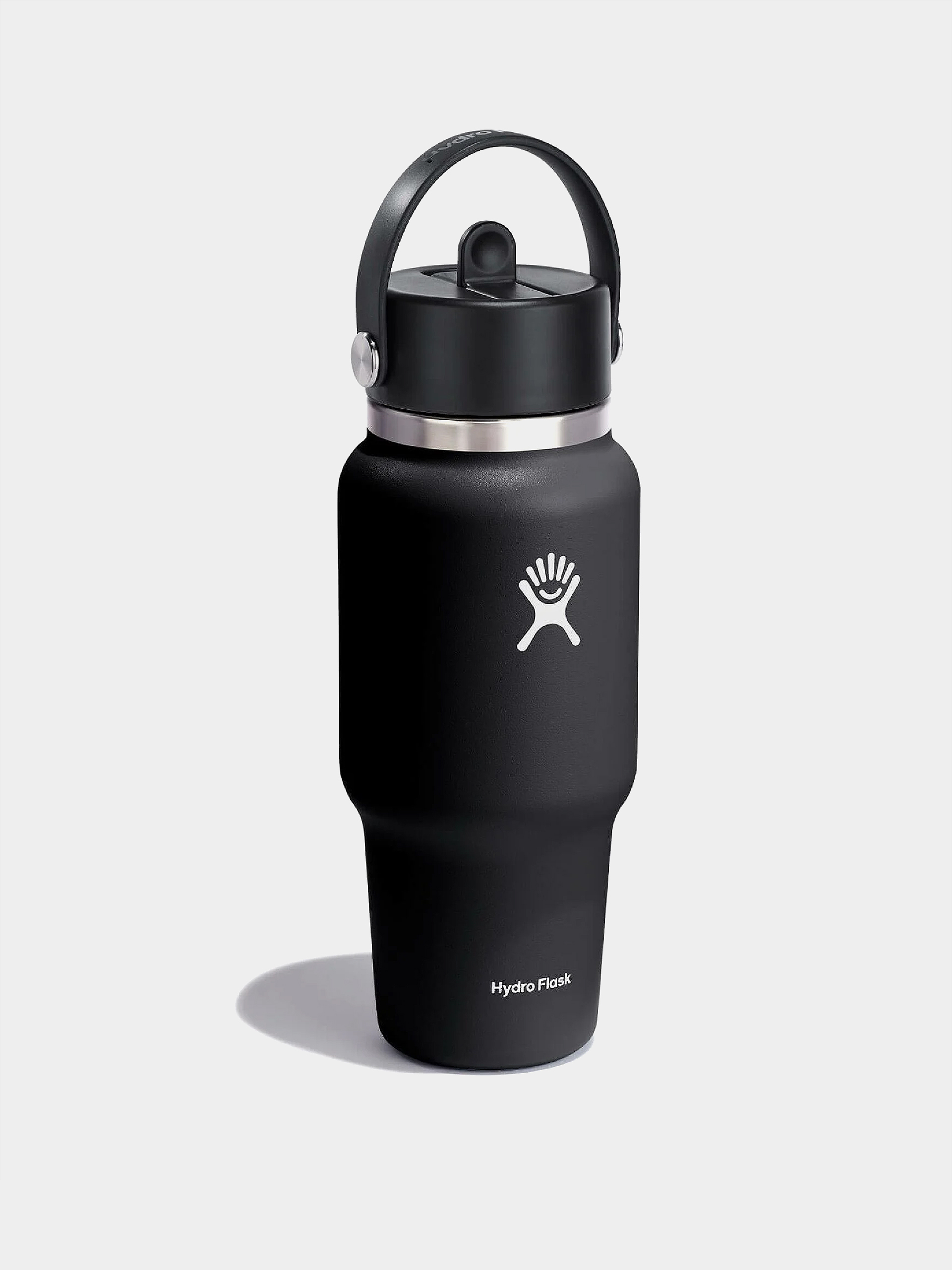 Láhev Hydro Flask Wide Flex Straw Travel 710ml (black)