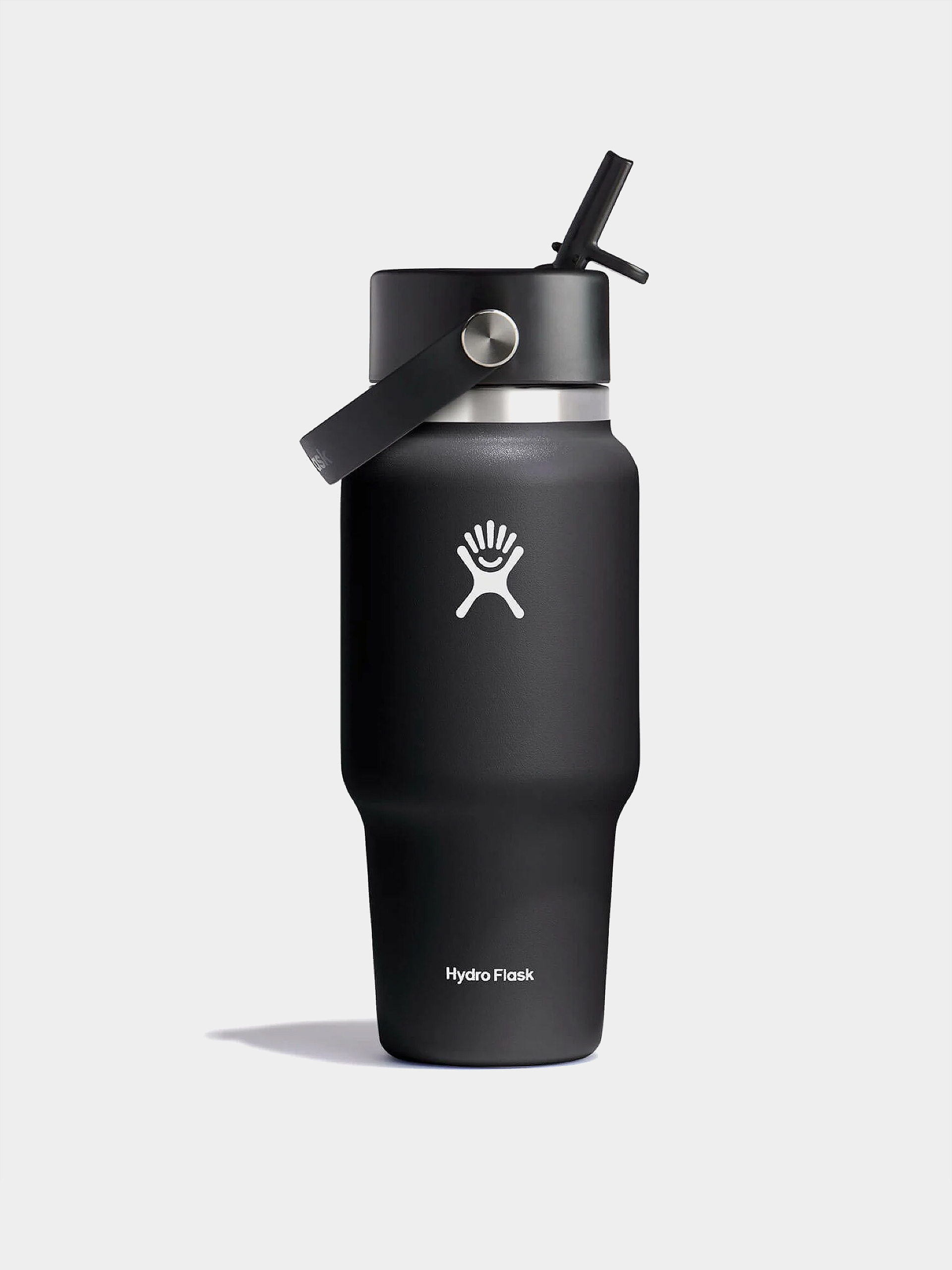 Láhev Hydro Flask Wide Flex Straw Travel 710ml (black)