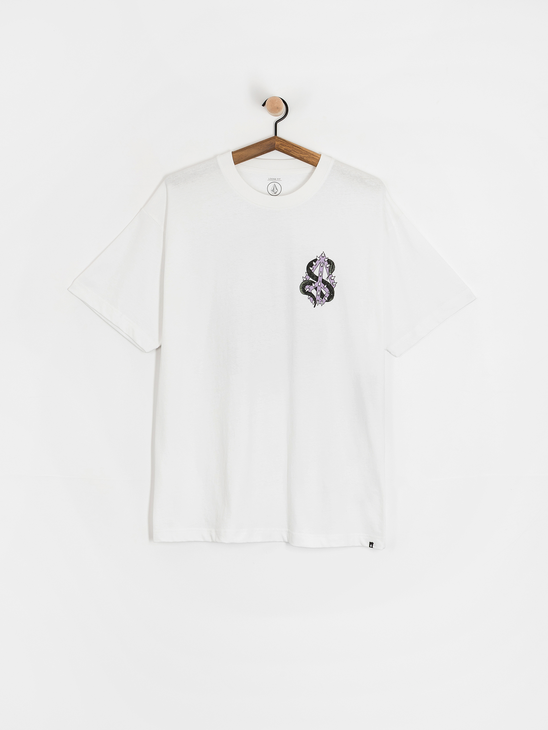 Tričko Volcom Snake Peace Lse (white)