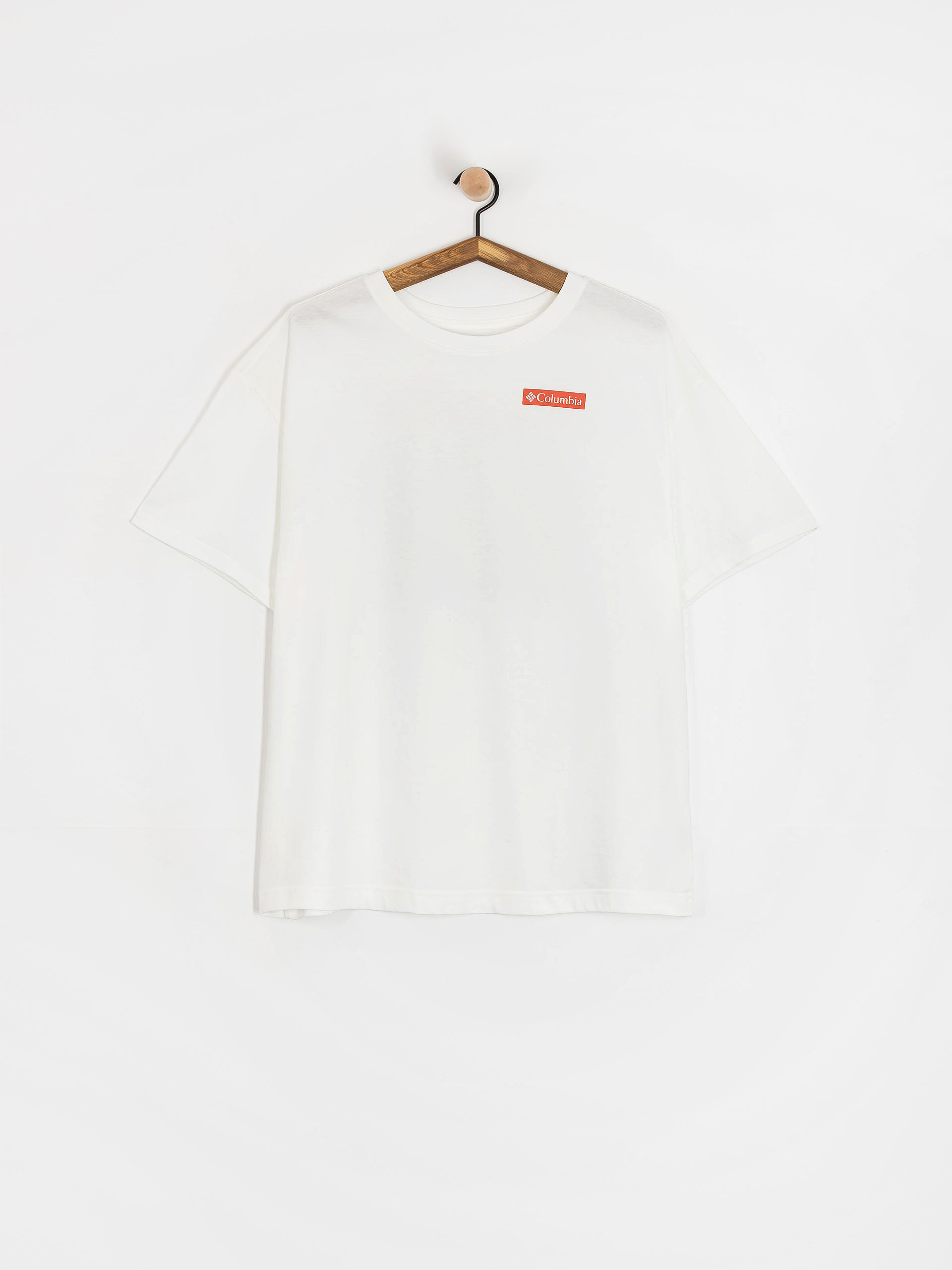 Tričko Columbia Rolling Bend Oversized (white/mountainview)