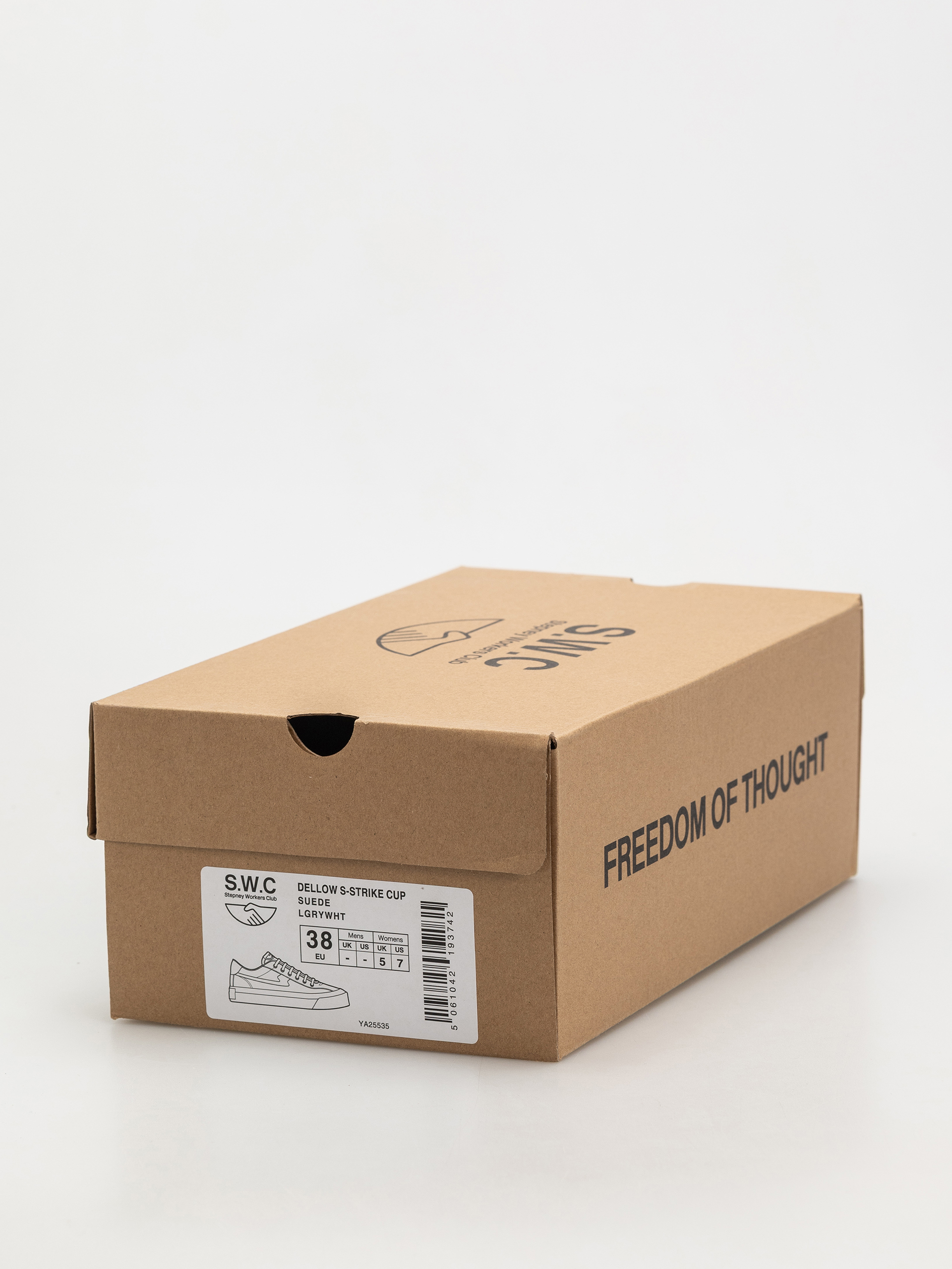 Boty Stepney Workers Club Dellow S-Strike (suede lt grey/white)