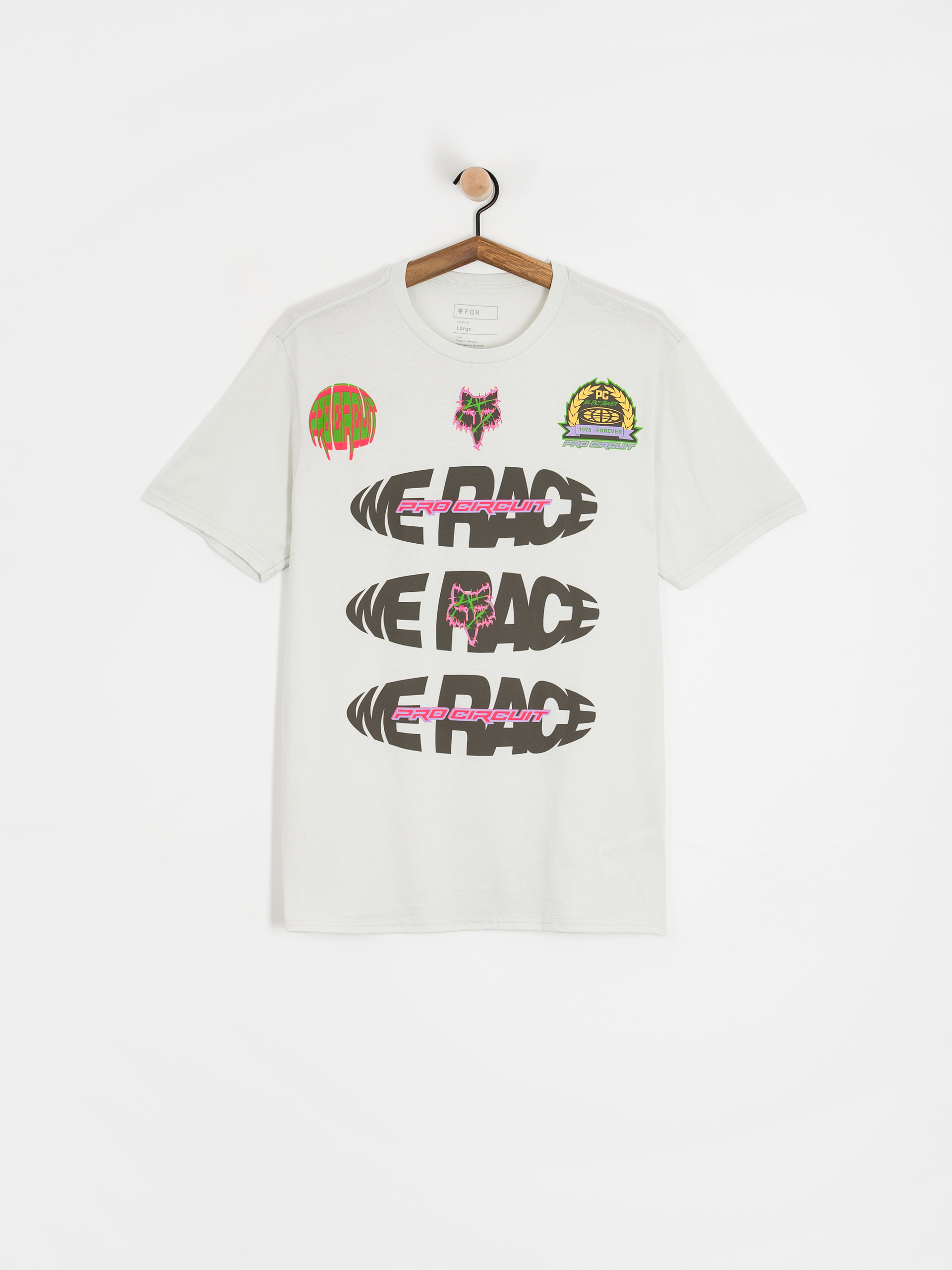 Tričko Fox Pro Circuit (light grey)