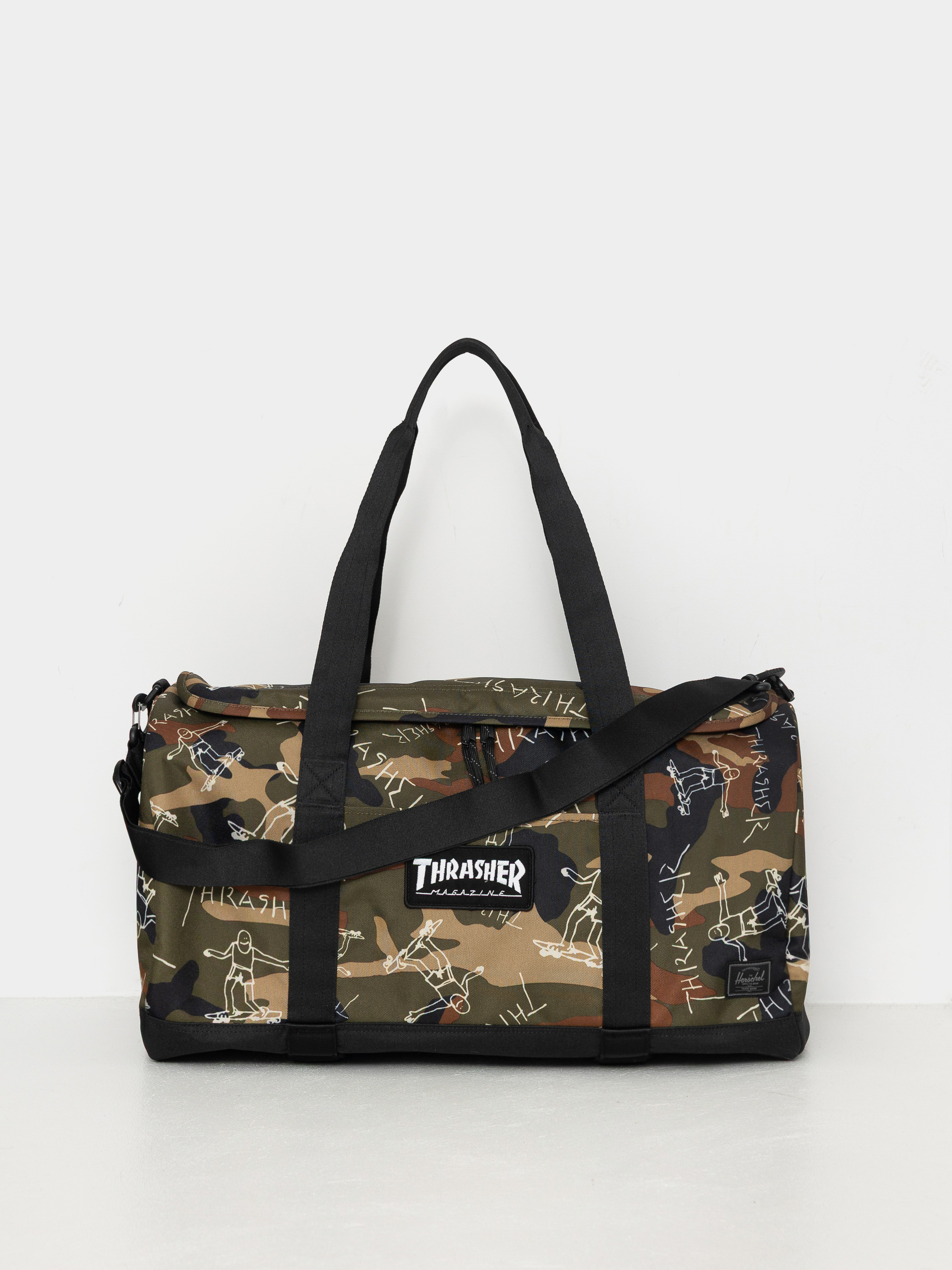 Taška Herschel Supply Co. X Thrasher Gonz Heritage Skate Duffle (woodland camo)