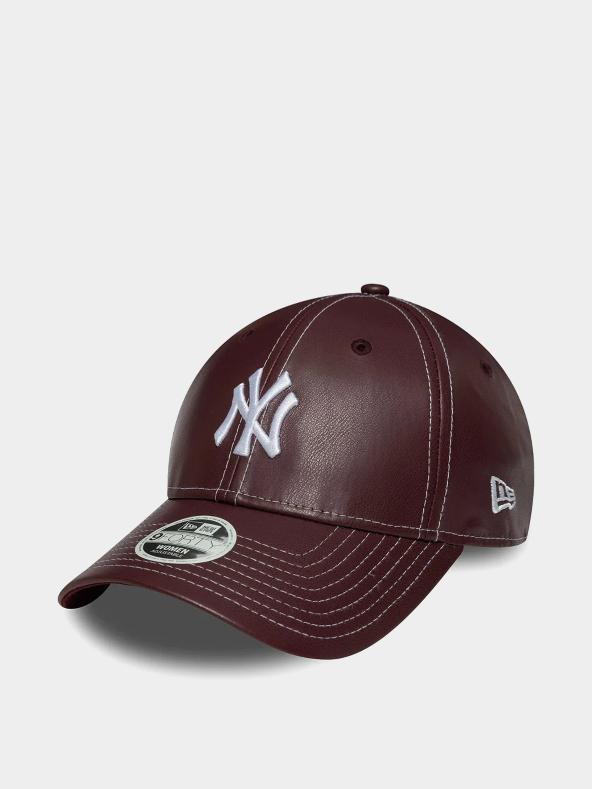 Ku0161iltovka  New Era Topstitch Pu 9Forty New York Yankees Wmn (burgundy)
