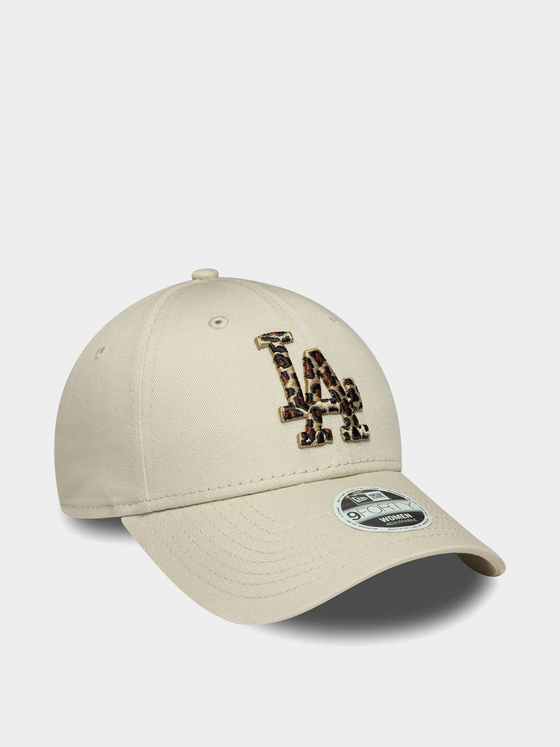 Kšiltovka  New Era Leopard Infill 9Forty Los Angeles Dodgers Wmn (stone)