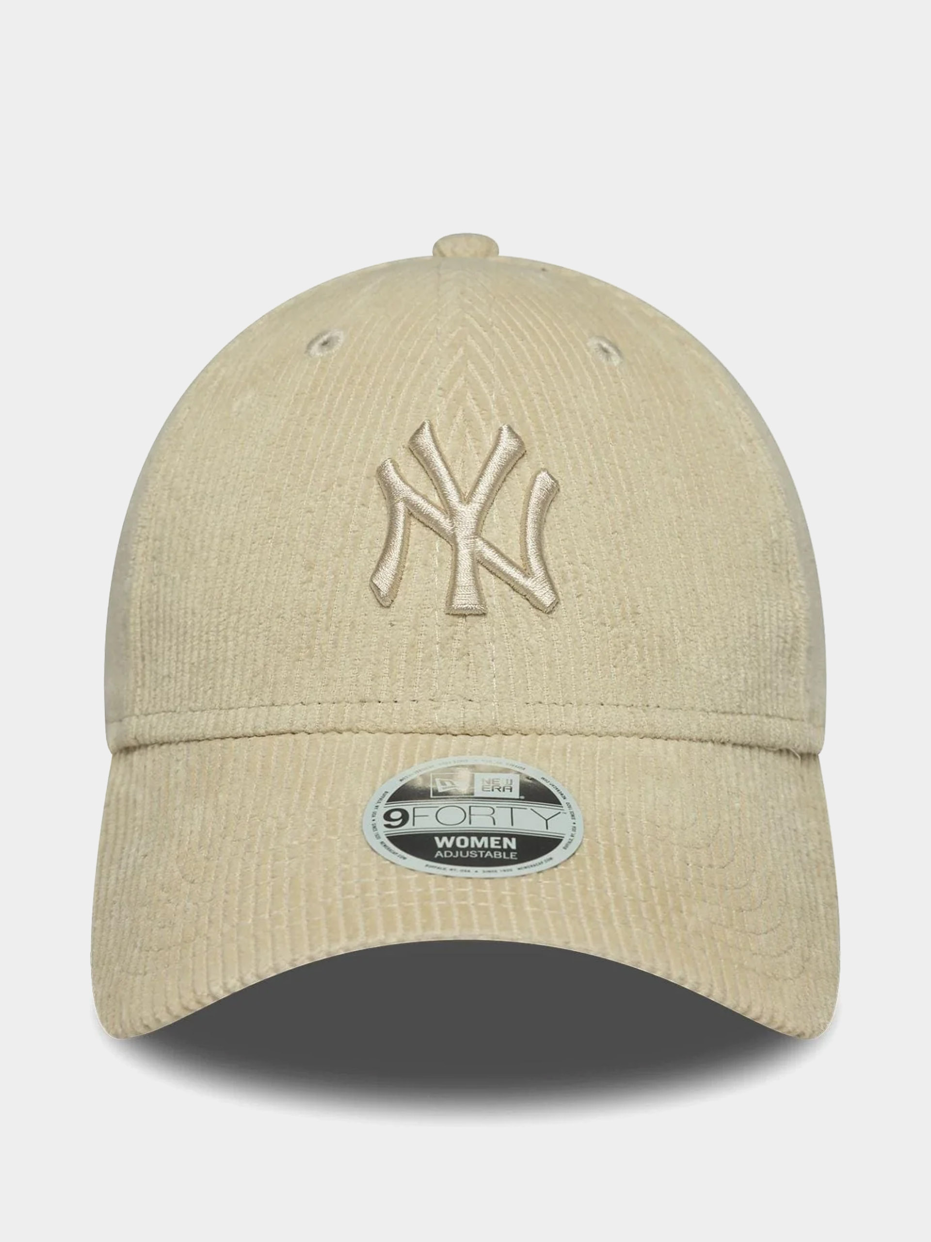 Kšiltovka  New Era Cord 9Forty New York Yankees Wmn (stone)