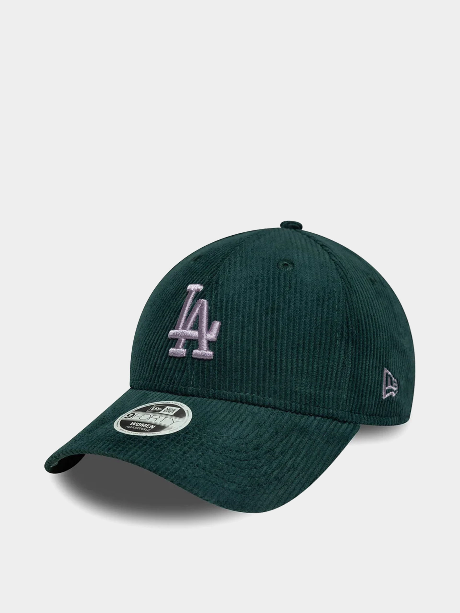 Kšiltovka  New Era Cord 9Forty Los Angeles Dodgers Wmn (dark green)