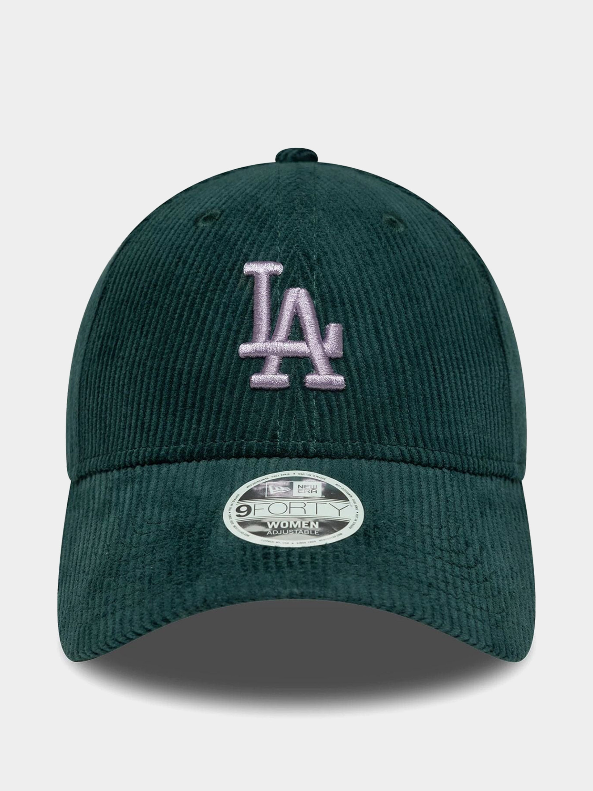 Kšiltovka  New Era Cord 9Forty Los Angeles Dodgers Wmn (dark green)