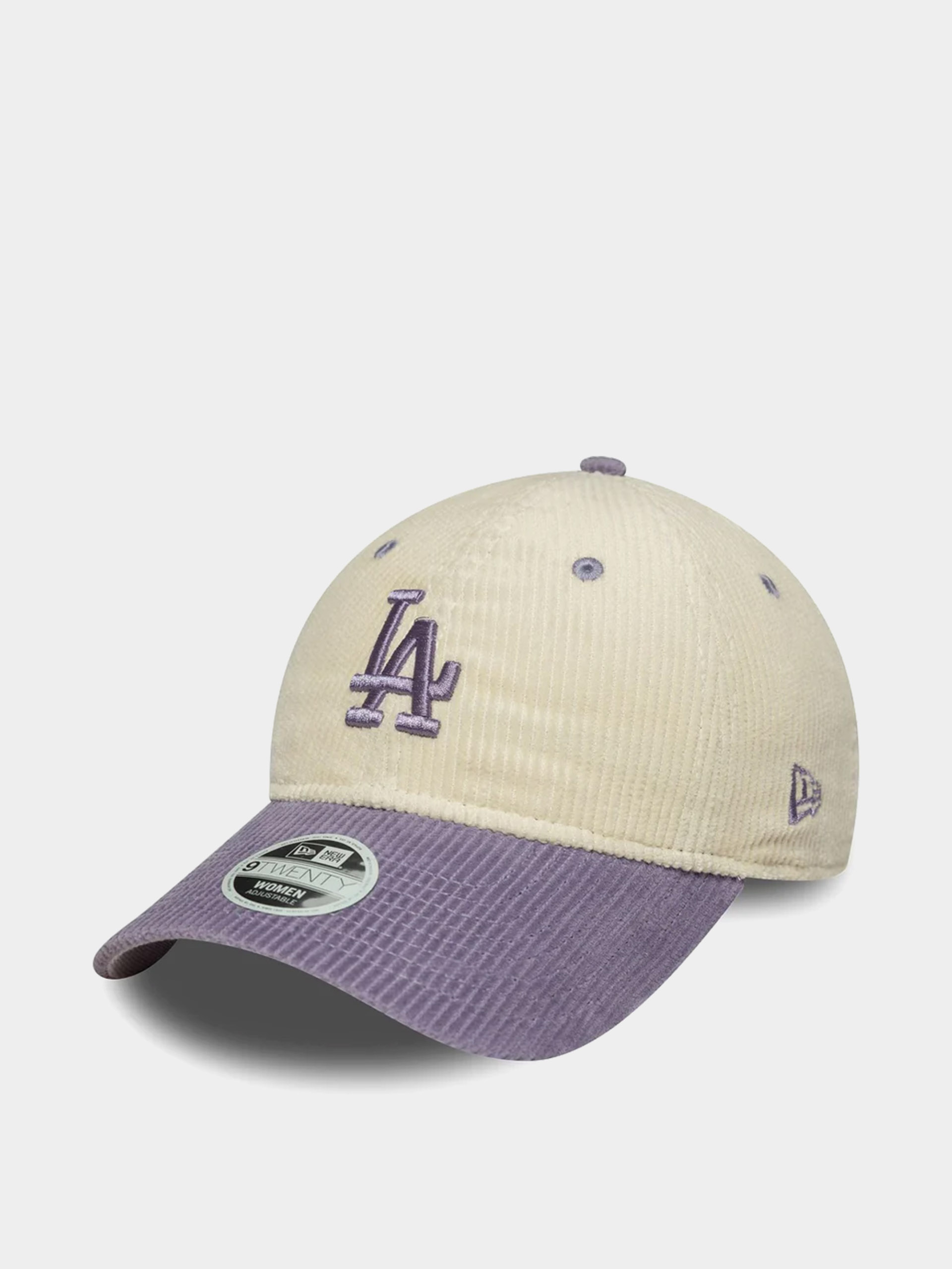 Kšiltovka  New Era Block Cord 9Twenty Los Angeles Dodgers Wmn (light cream/violet)