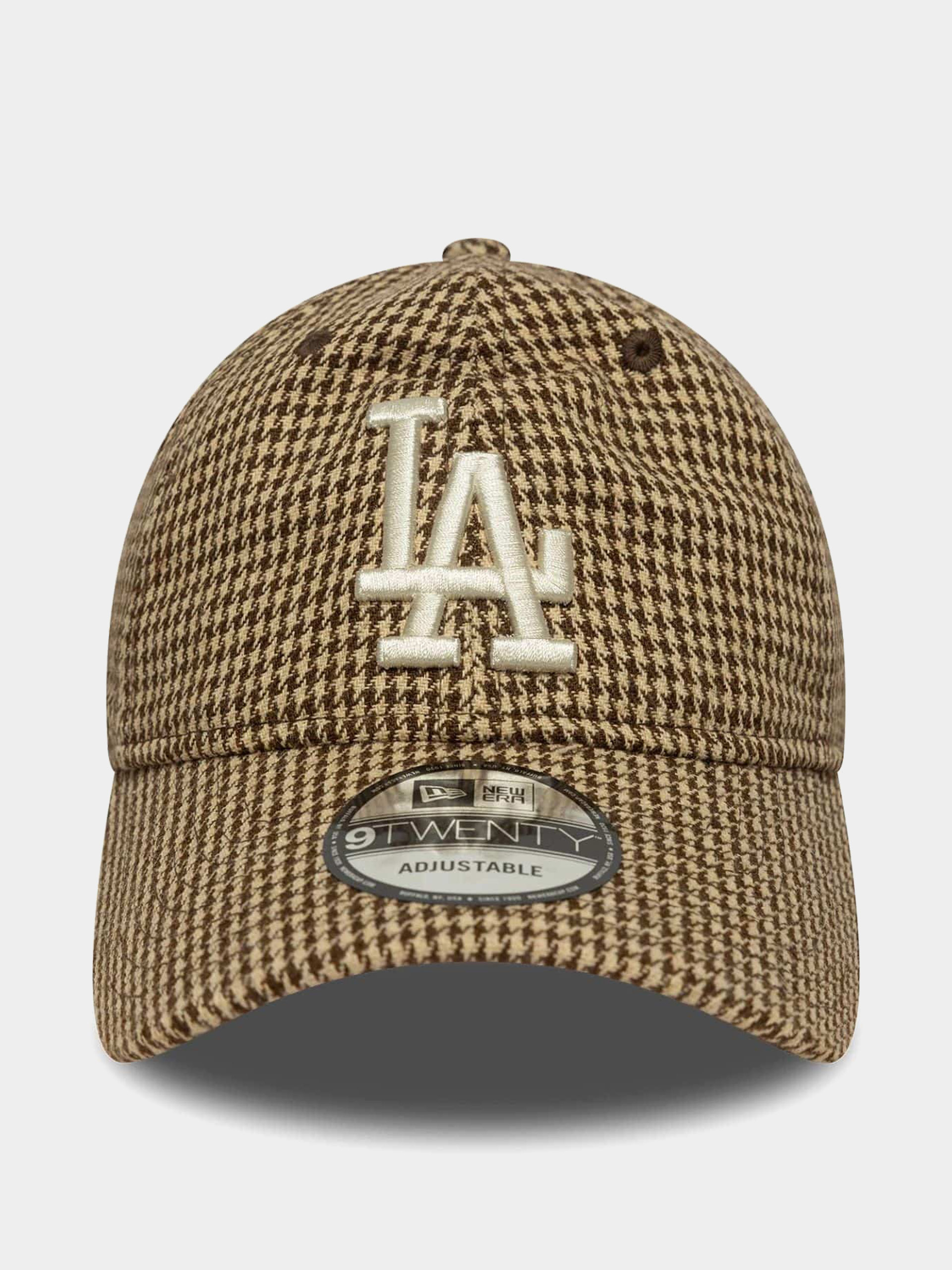 Kšiltovka  New Era Houndstooth 9Twenty Los Angeles Dodgers (brown)