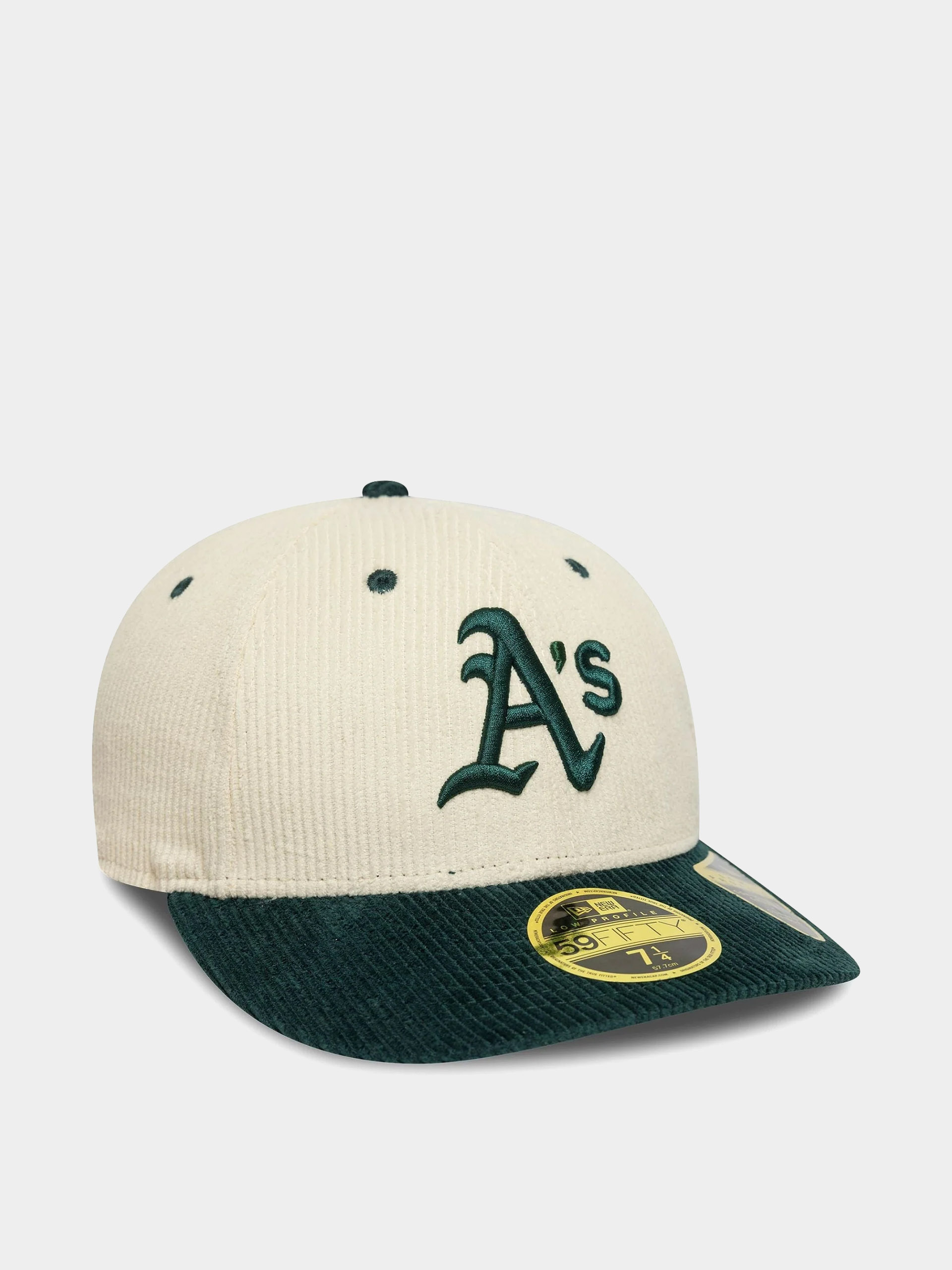 Kšiltovka  New Era Mlb Cord 59Fifty Lp Oakland Athletics (light crea/dark green)