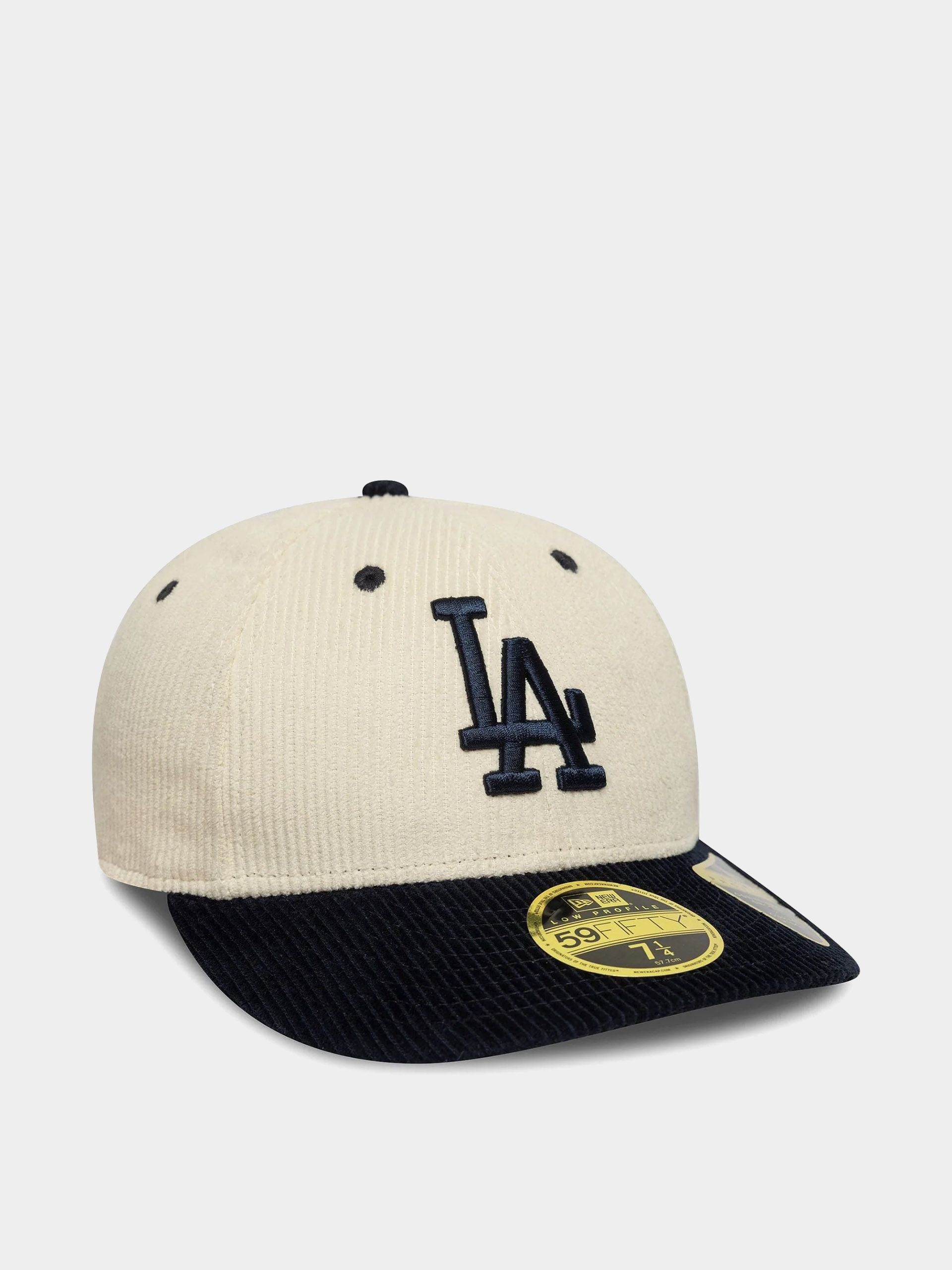 Kšiltovka  New Era Mlb Cord 59Fifty Lp Los Angeles Dodgers (light cream/navy)