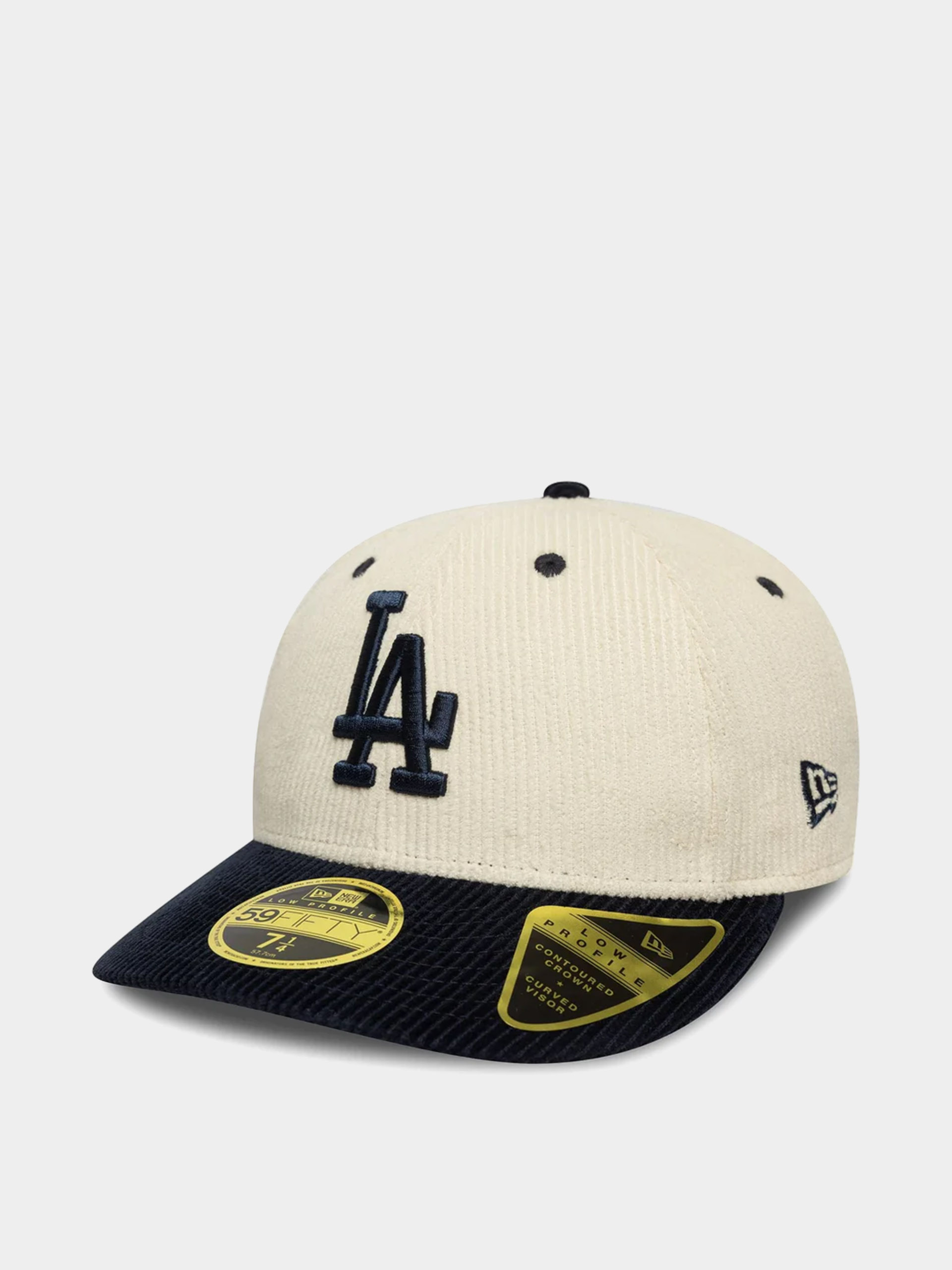 Kšiltovka  New Era Mlb Cord 59Fifty Lp Los Angeles Dodgers (light cream/navy)