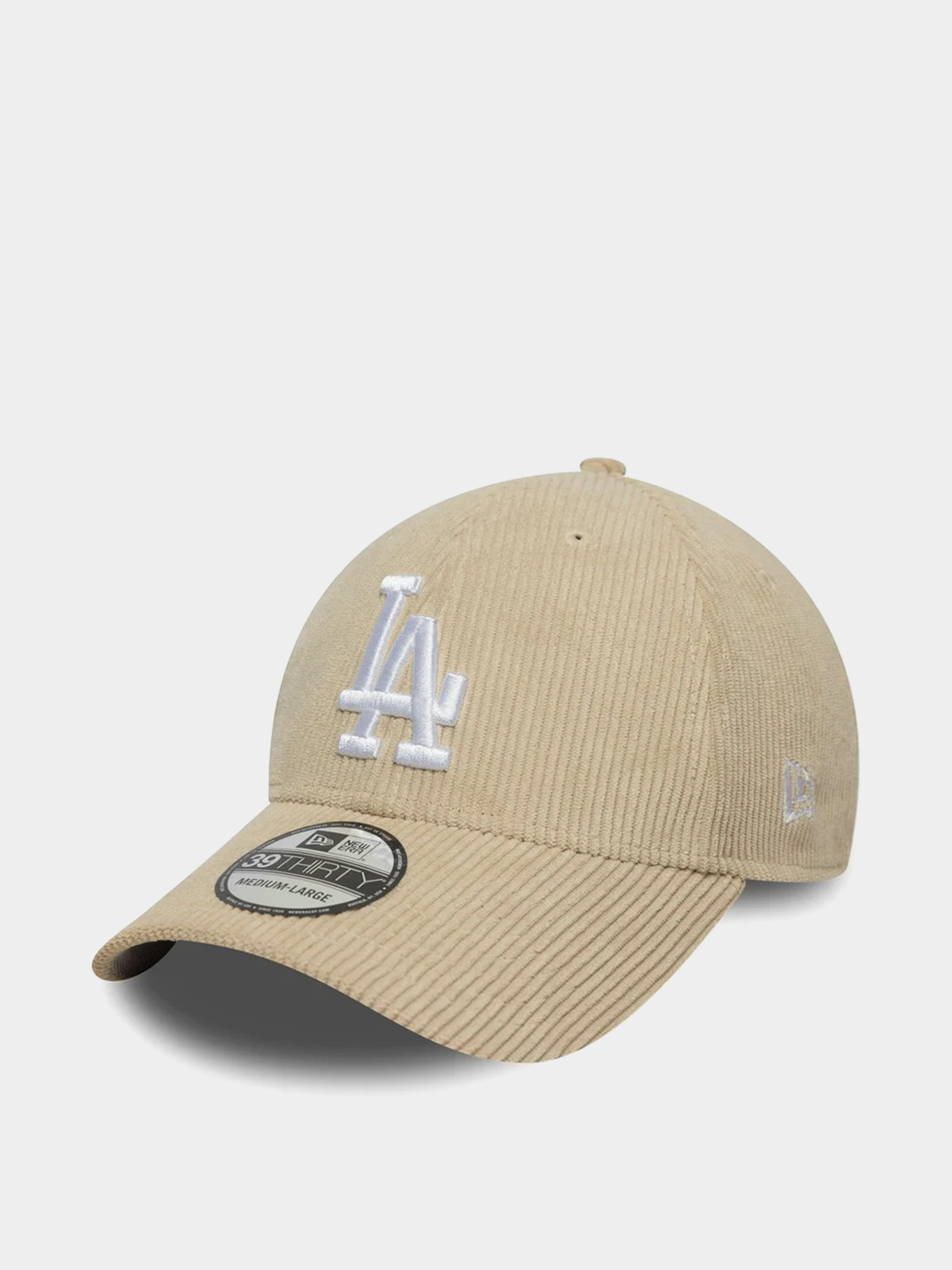 Kšiltovka  New Era Cord 39Thirty Los Angeles Dodgers (light cream)
