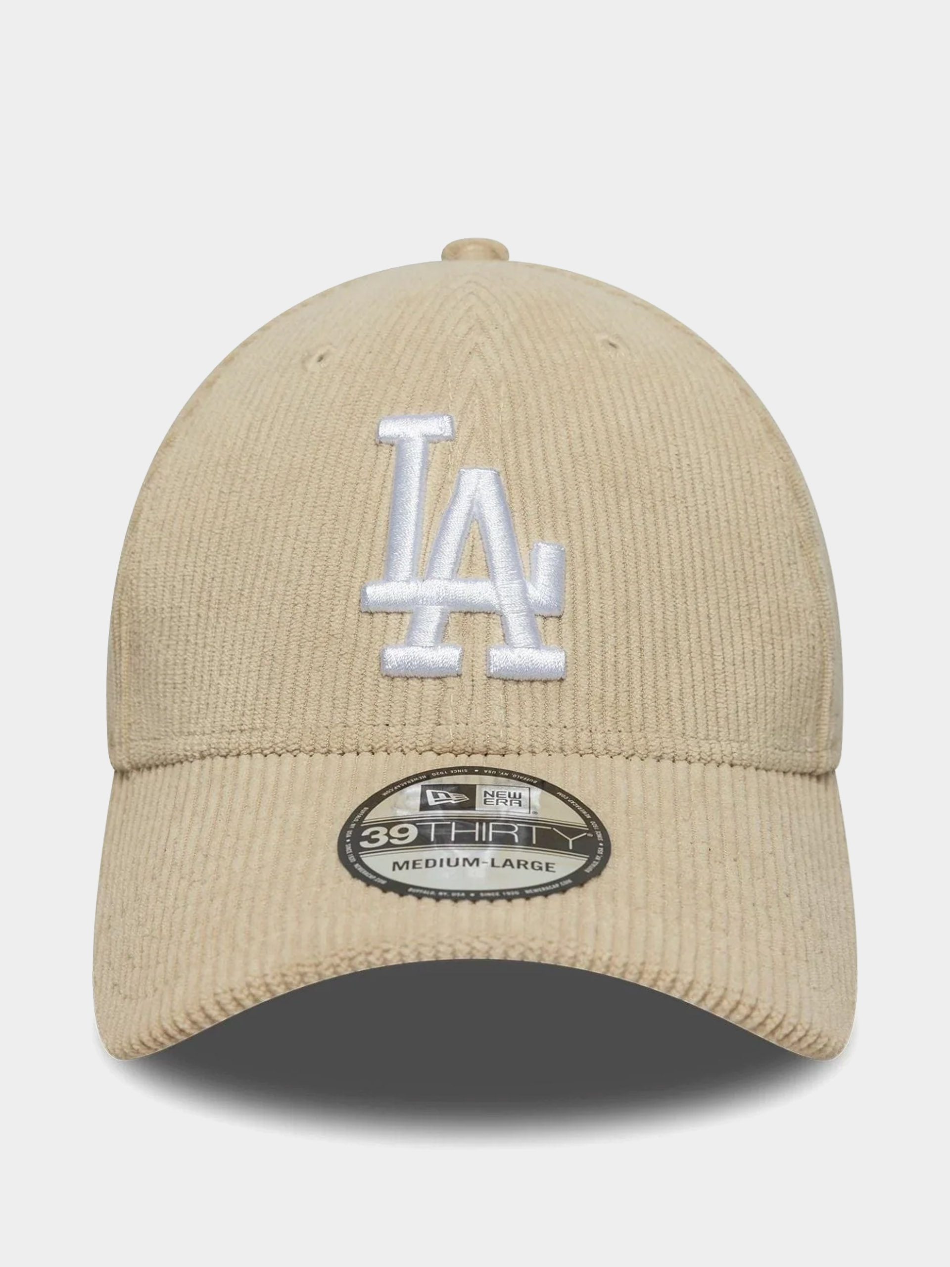 Kšiltovka  New Era Cord 39Thirty Los Angeles Dodgers (light cream)