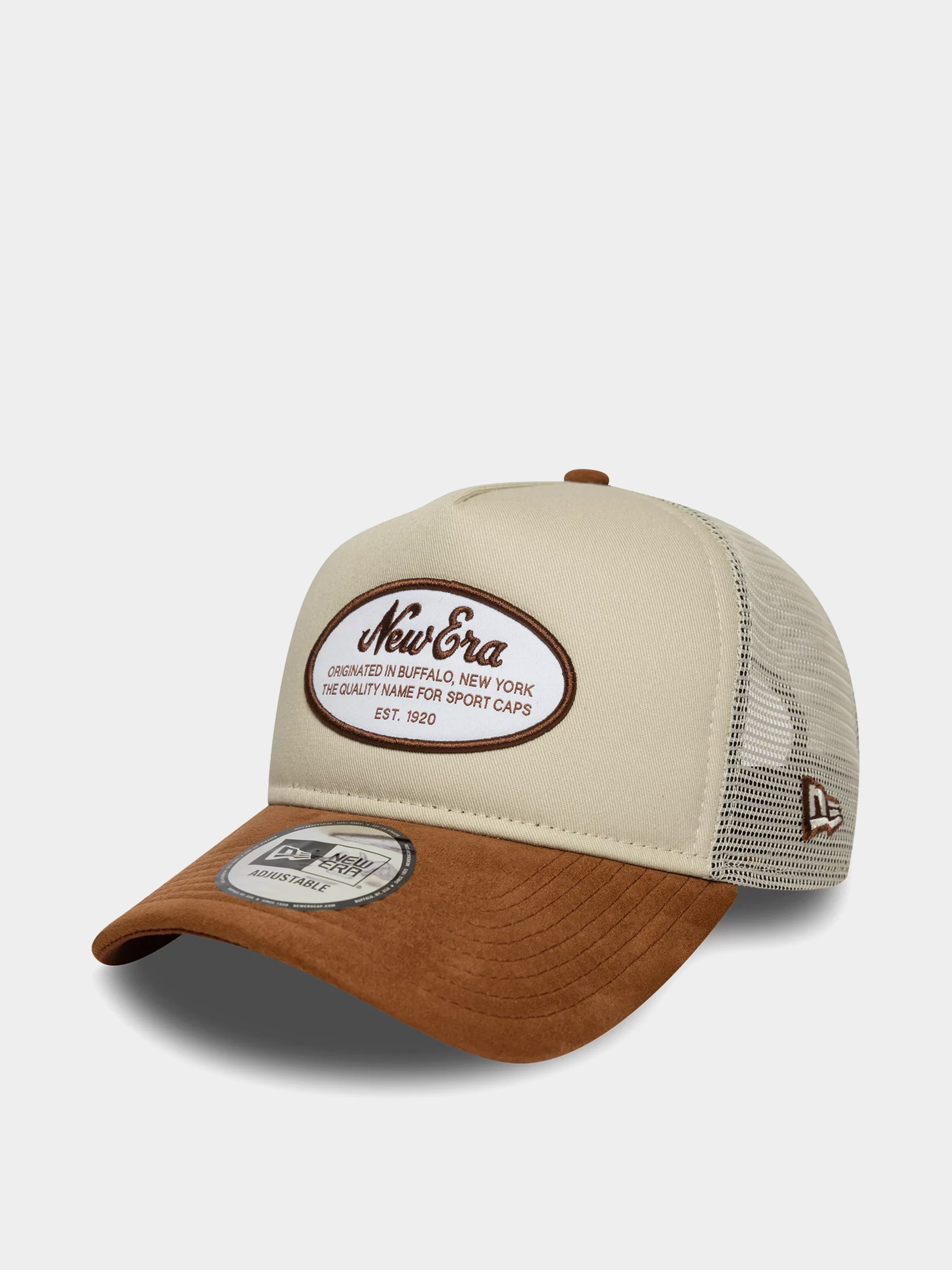 Kšiltovka  New Era Oval Patch Suede Trucker