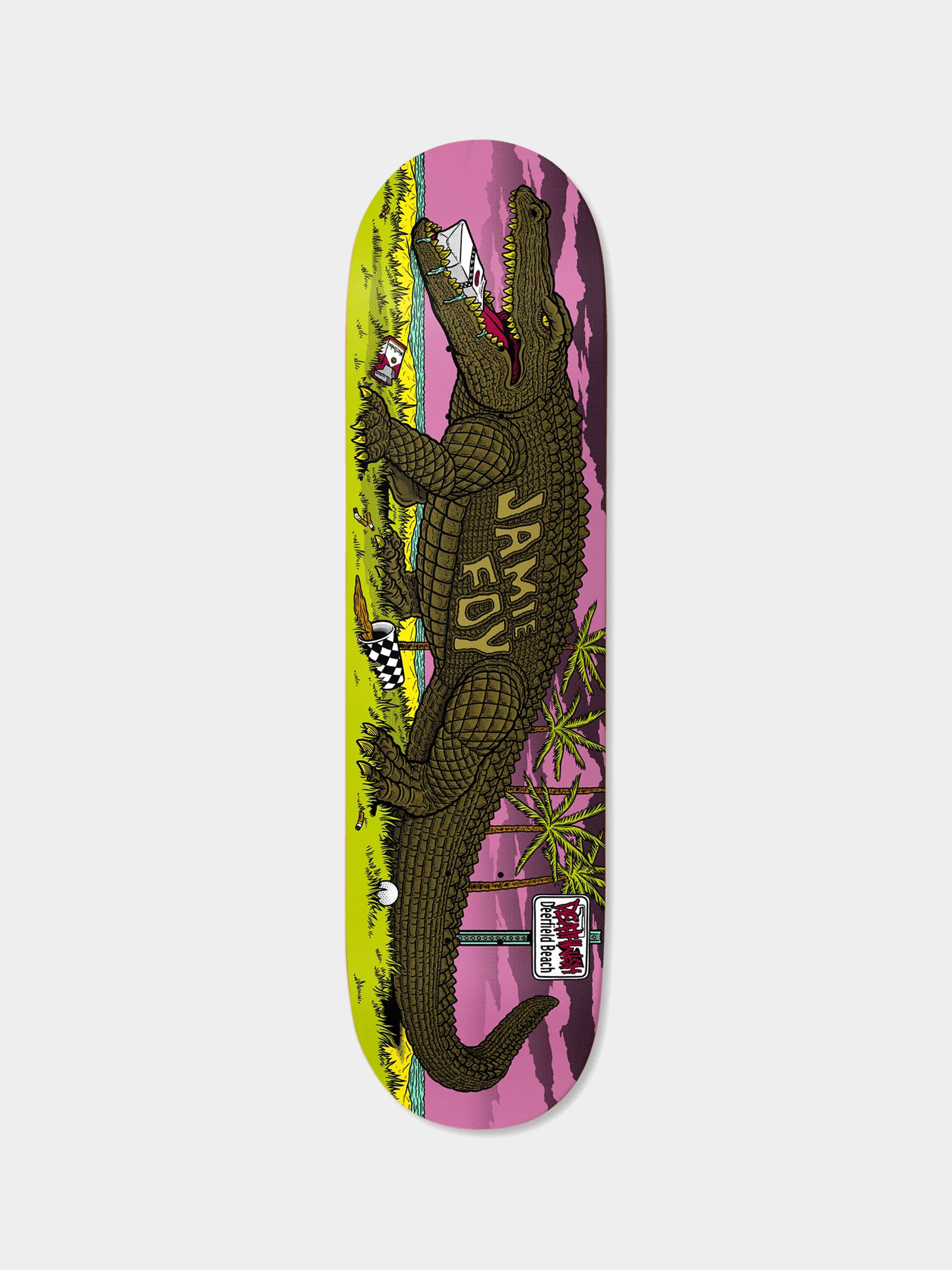 Deska Deathwish Deerfield Mascot (pink/green)