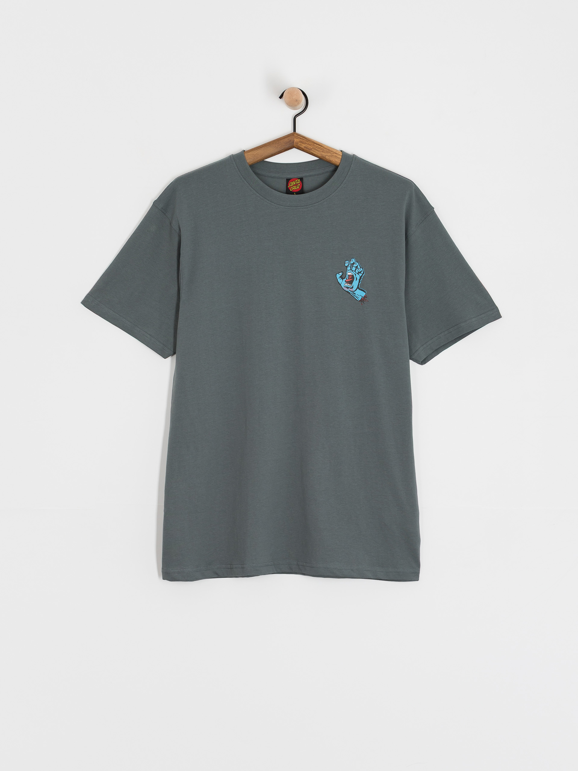 Tričko Santa Cruz Screaming Hand Chest (storm grey)