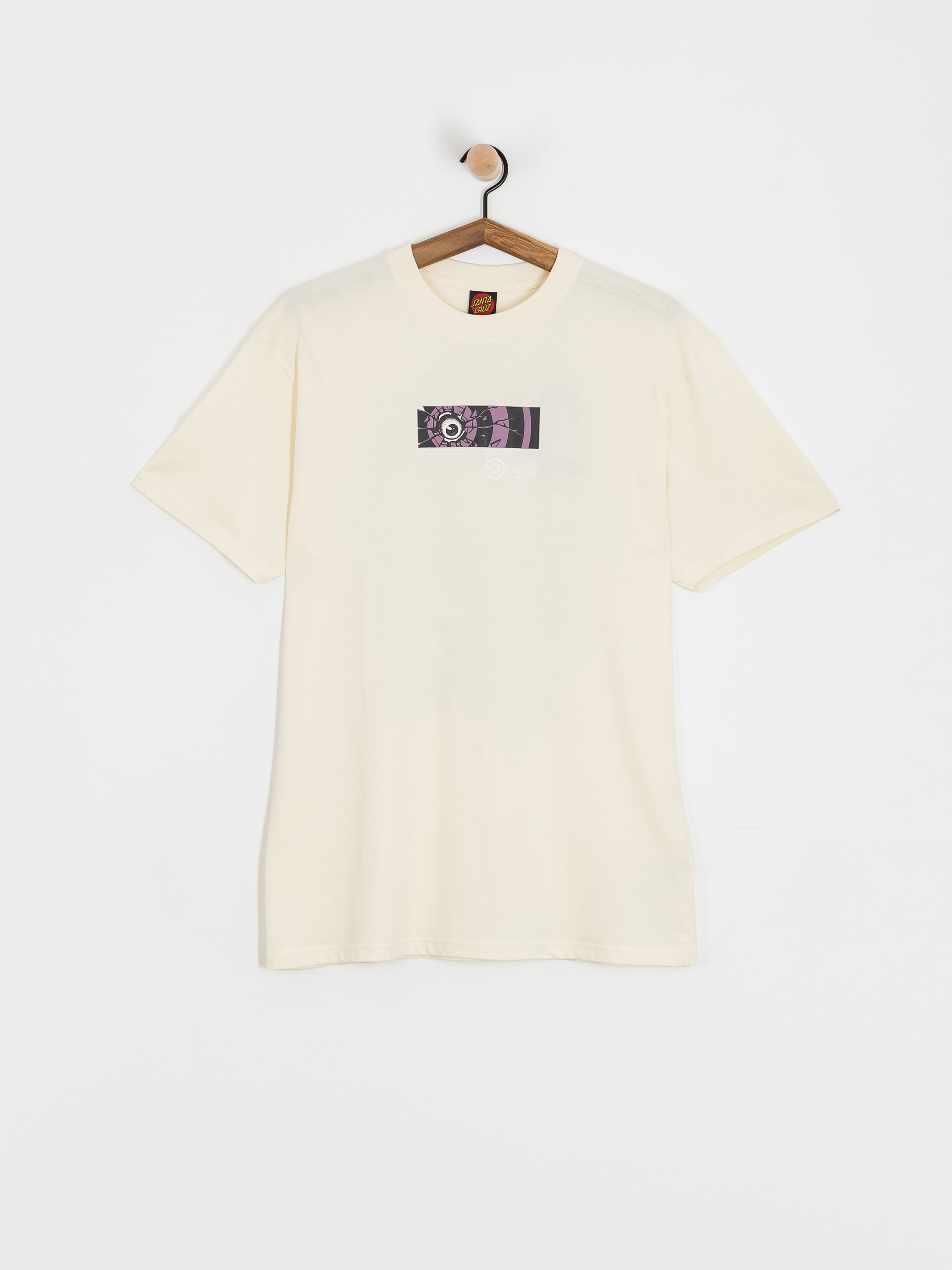 Tričko Santa Cruz Roskopp Dissect Strip (unbleached cotton)