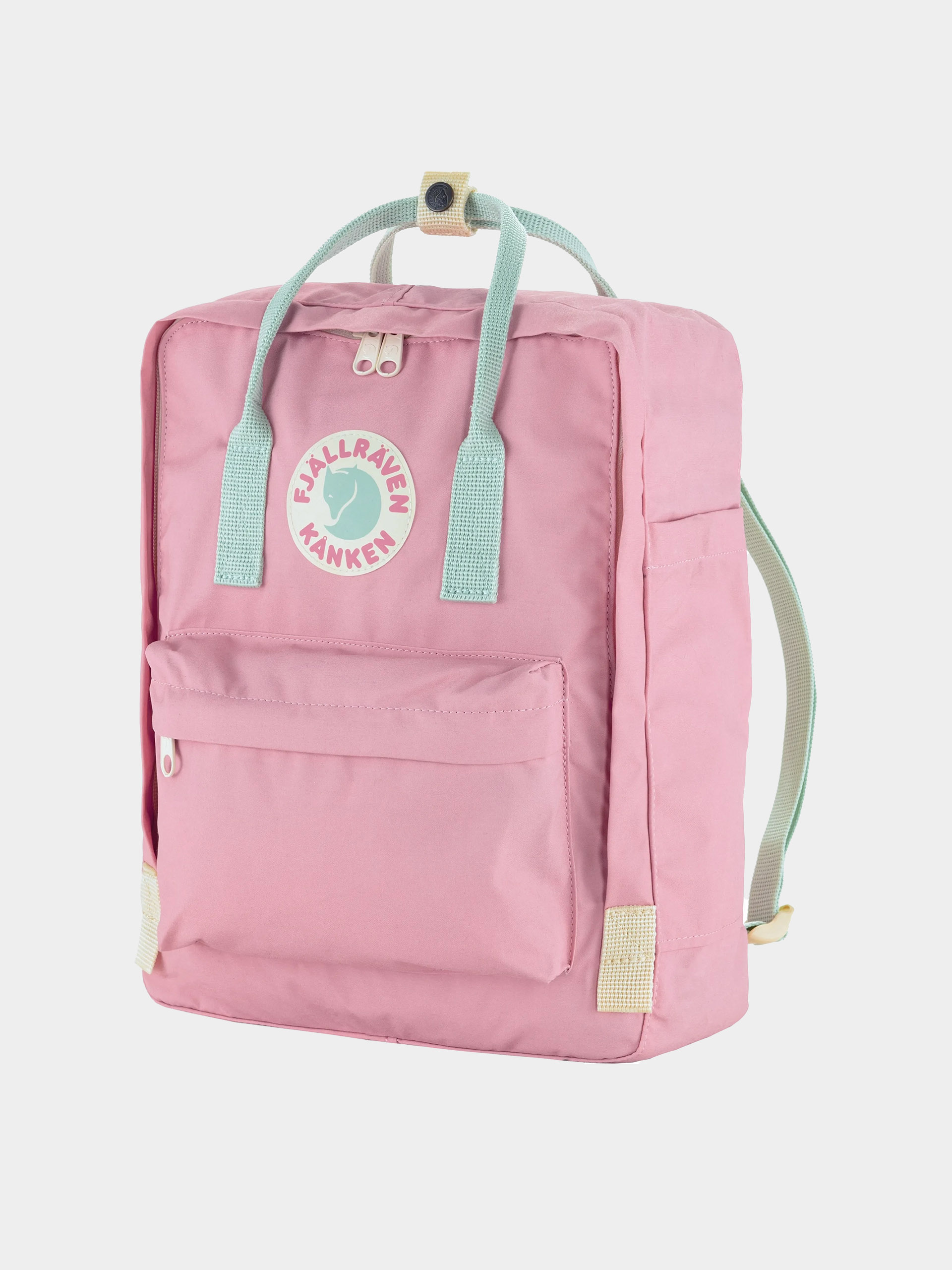 Batoh Fjallraven Kanken Koncept (pink/mint green)