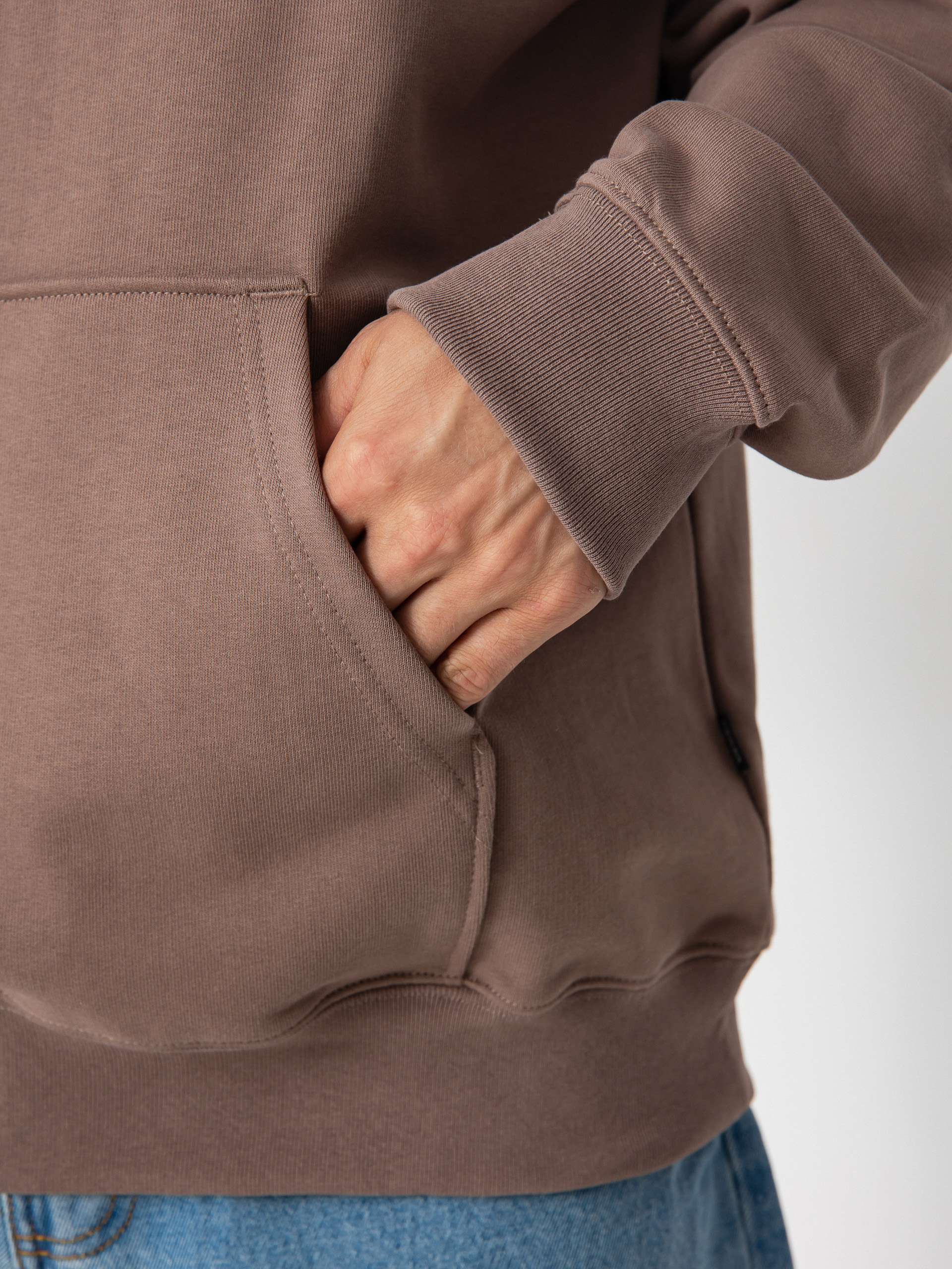 Mikina s kapucí Vans Salton Loose Ft HD (deep taupe)