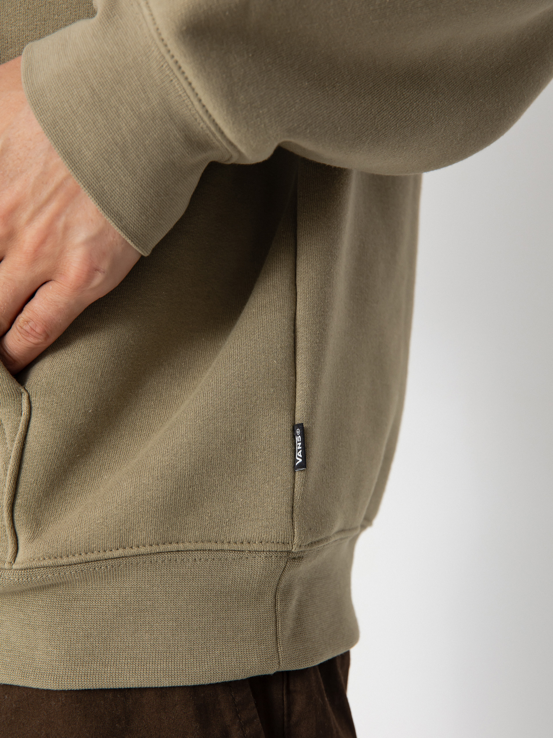 Mikina s kapucí Vans Mte Crestline Logo HD (bay leaf)