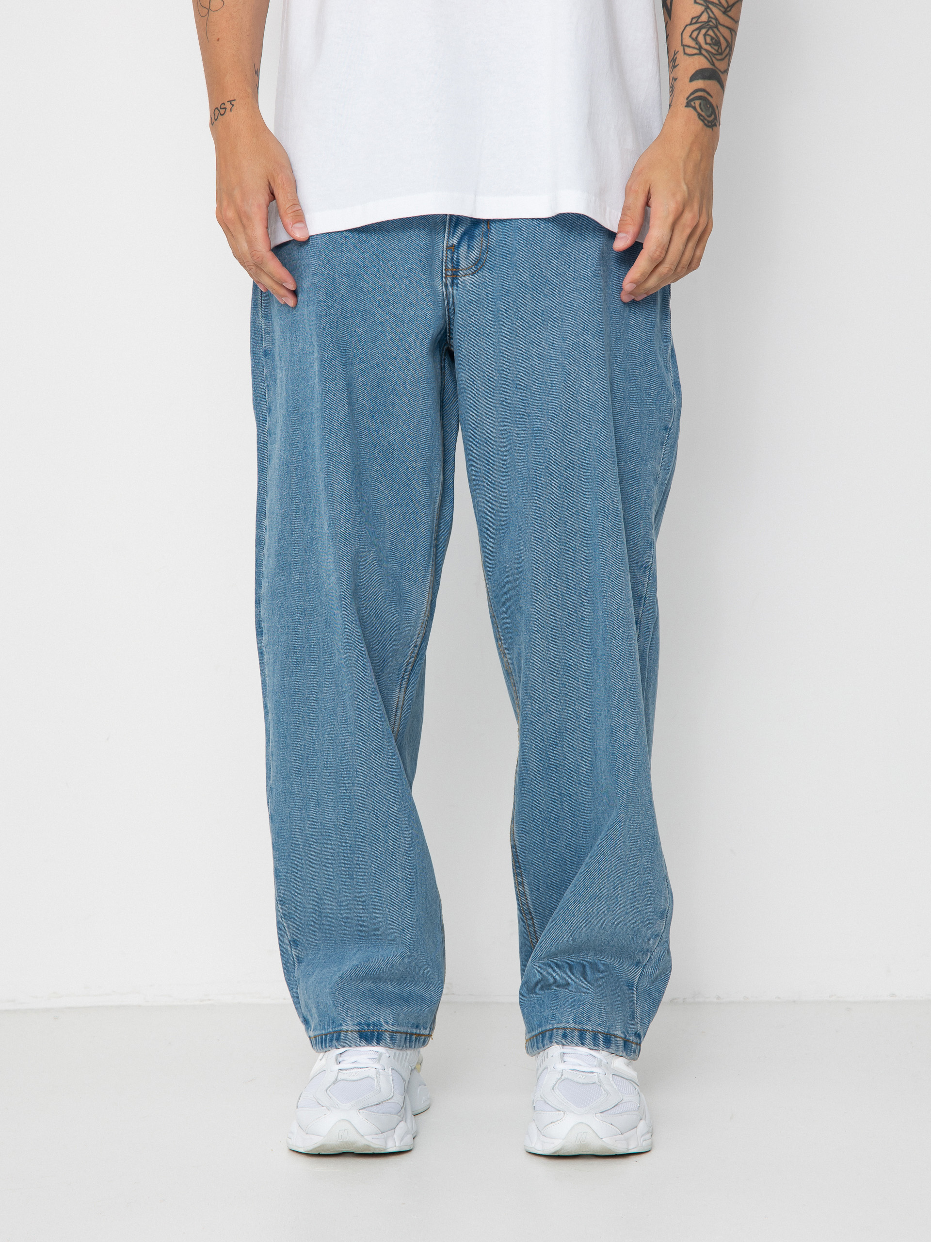 Kalhoty Vans Check 5 Baggy Denim (stonewash/blue)