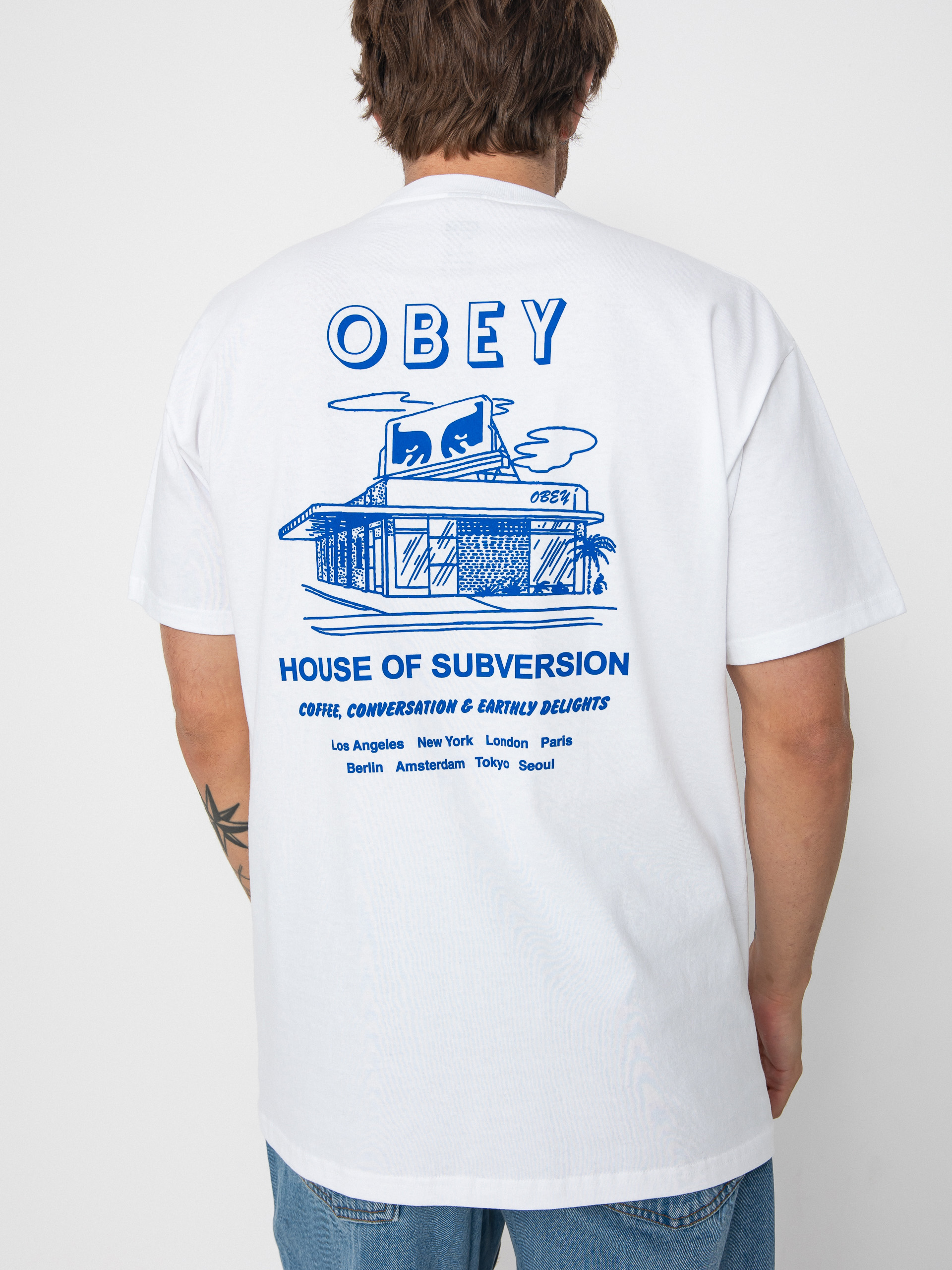 Triu010dko OBEY Obey House Of Subversion (white)