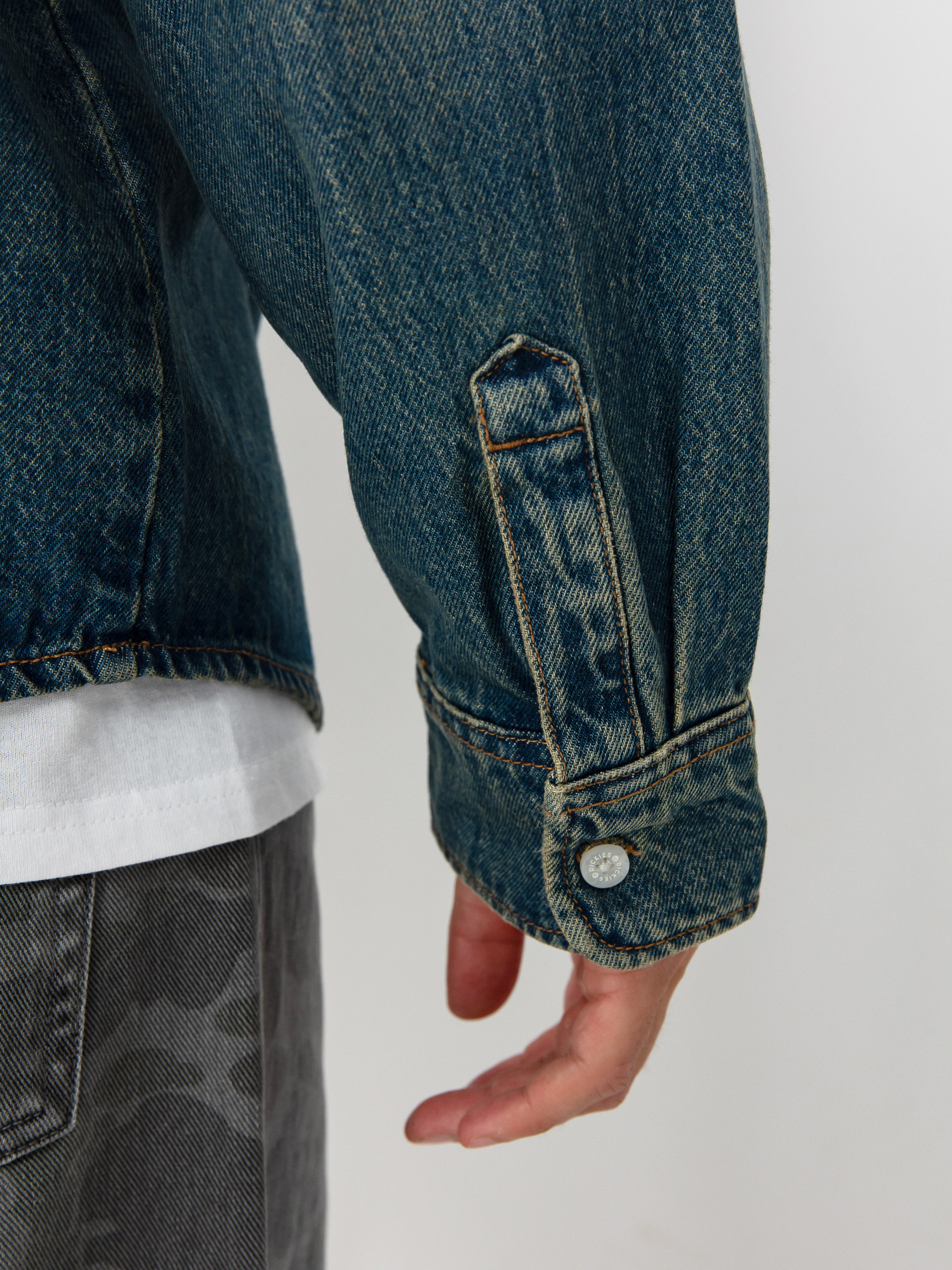 Košile Dickies Mechanic (khaki tinted blue)