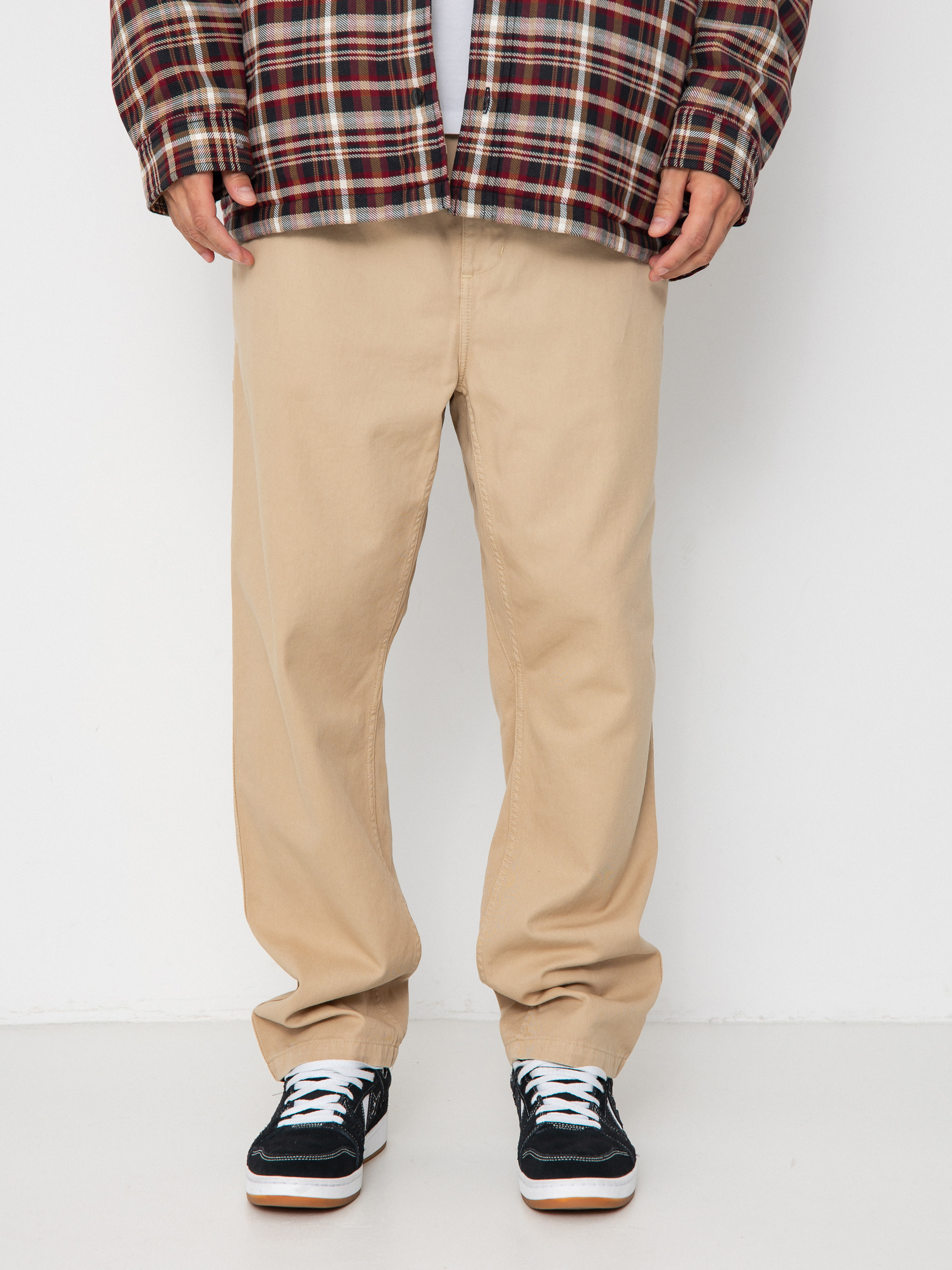 Kalhoty Carhartt WIP Flint (wall/garment dyed)