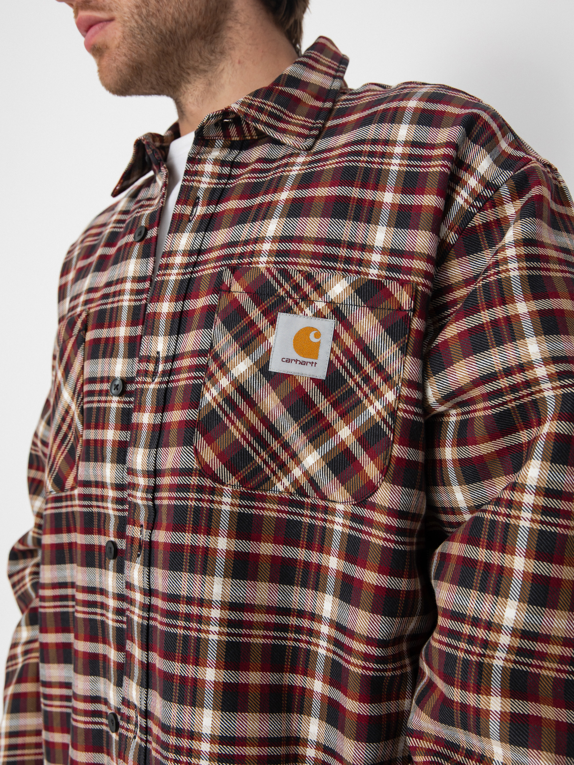 Bunda Carhartt WIP Cronyn (cronyn check/black)