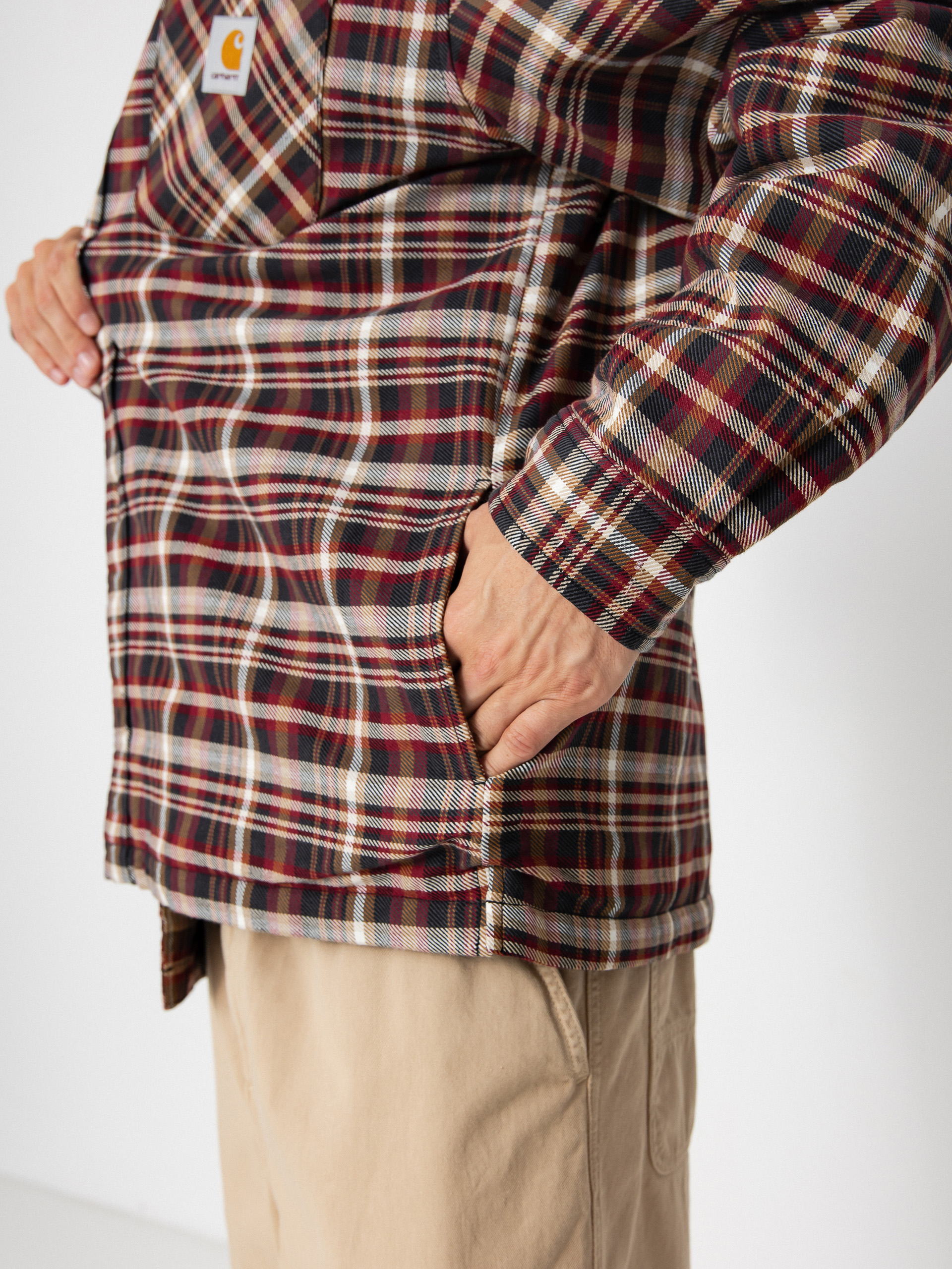 Bunda Carhartt WIP Cronyn (cronyn check/black)